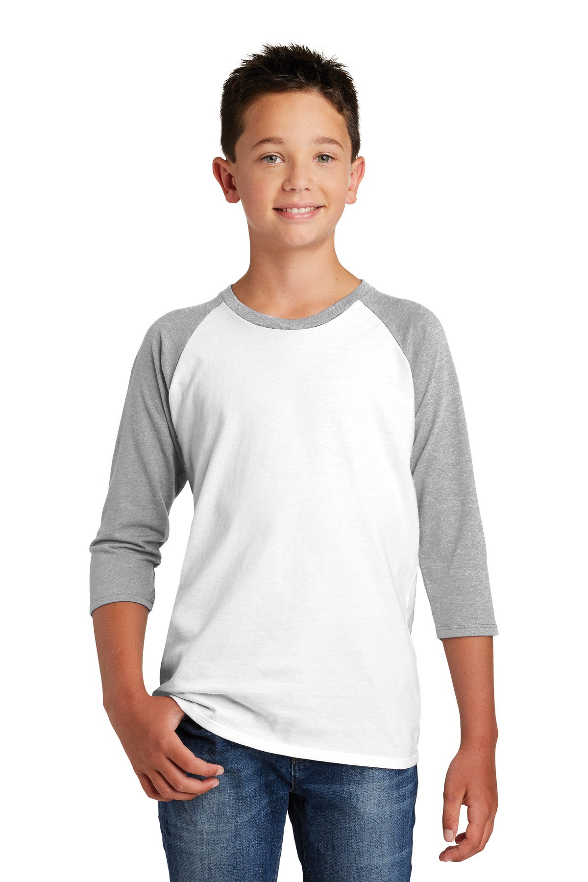 DISCONTINUED  District  ®  Youth Very Important Tee  ®  3/4-Sleeve