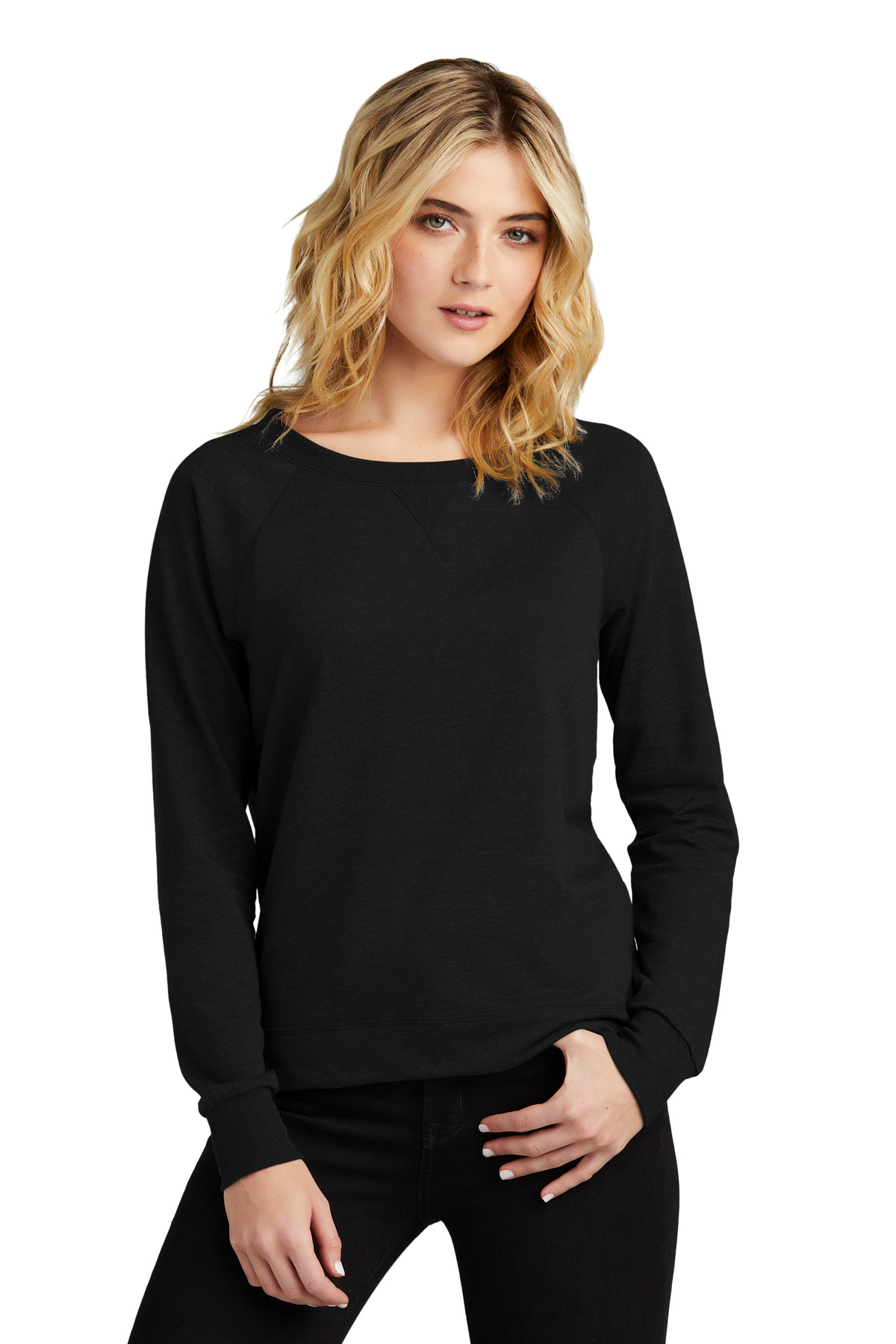 District ®  Women's Featherweight French Terry ™  Long Sleeve Crewneck