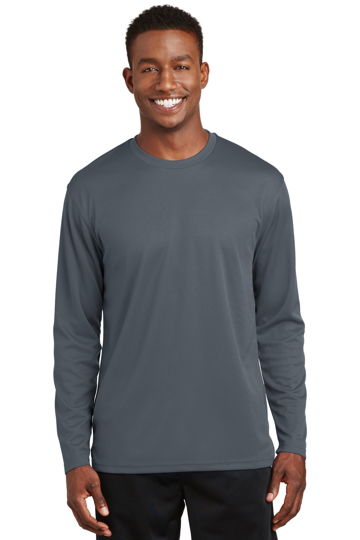 DISCONTINUED  Sport-Tek ®  Dri-Mesh ®  Long Sleeve T-Shirt
