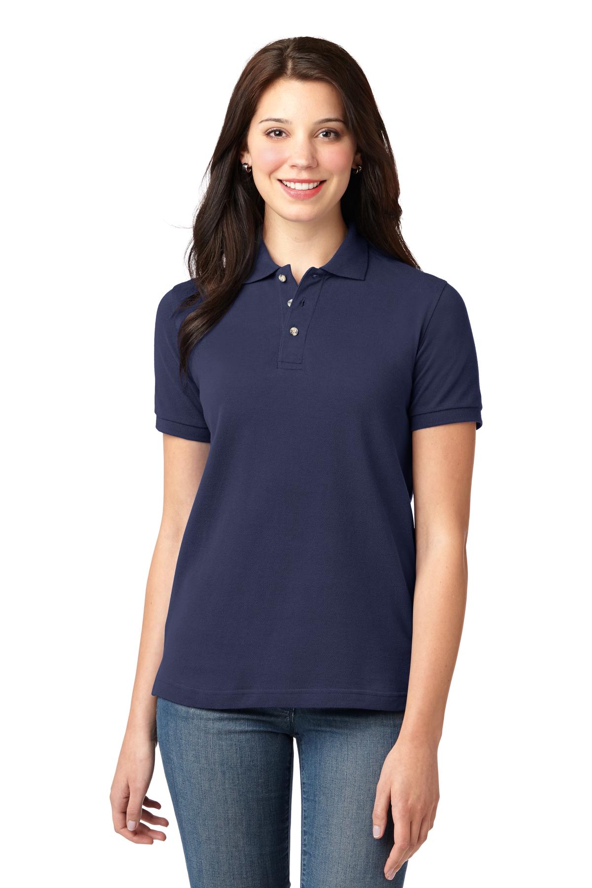 Port Authority ®  Women's Heavyweight Cotton Pique Polo