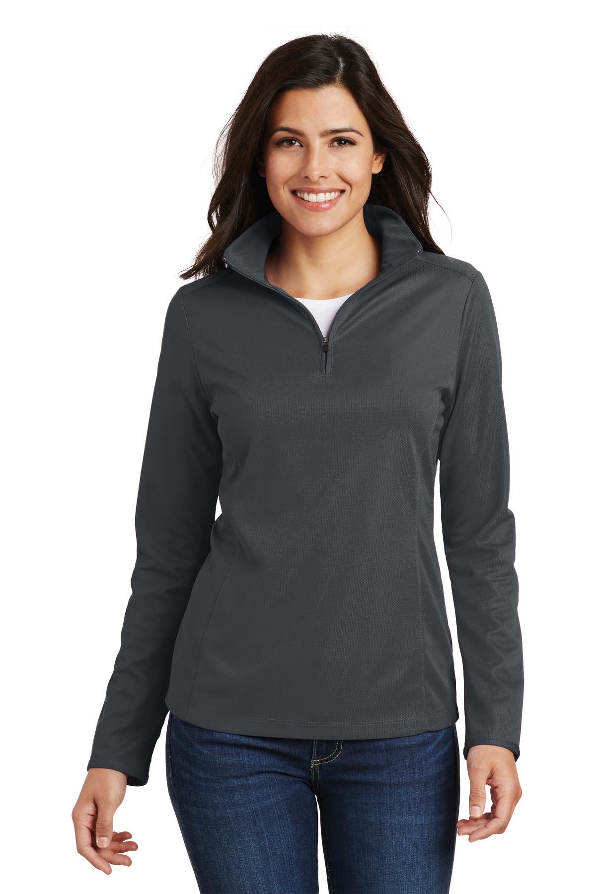 Port Authority ®  Women's Pinpoint Mesh 1/2-Zip