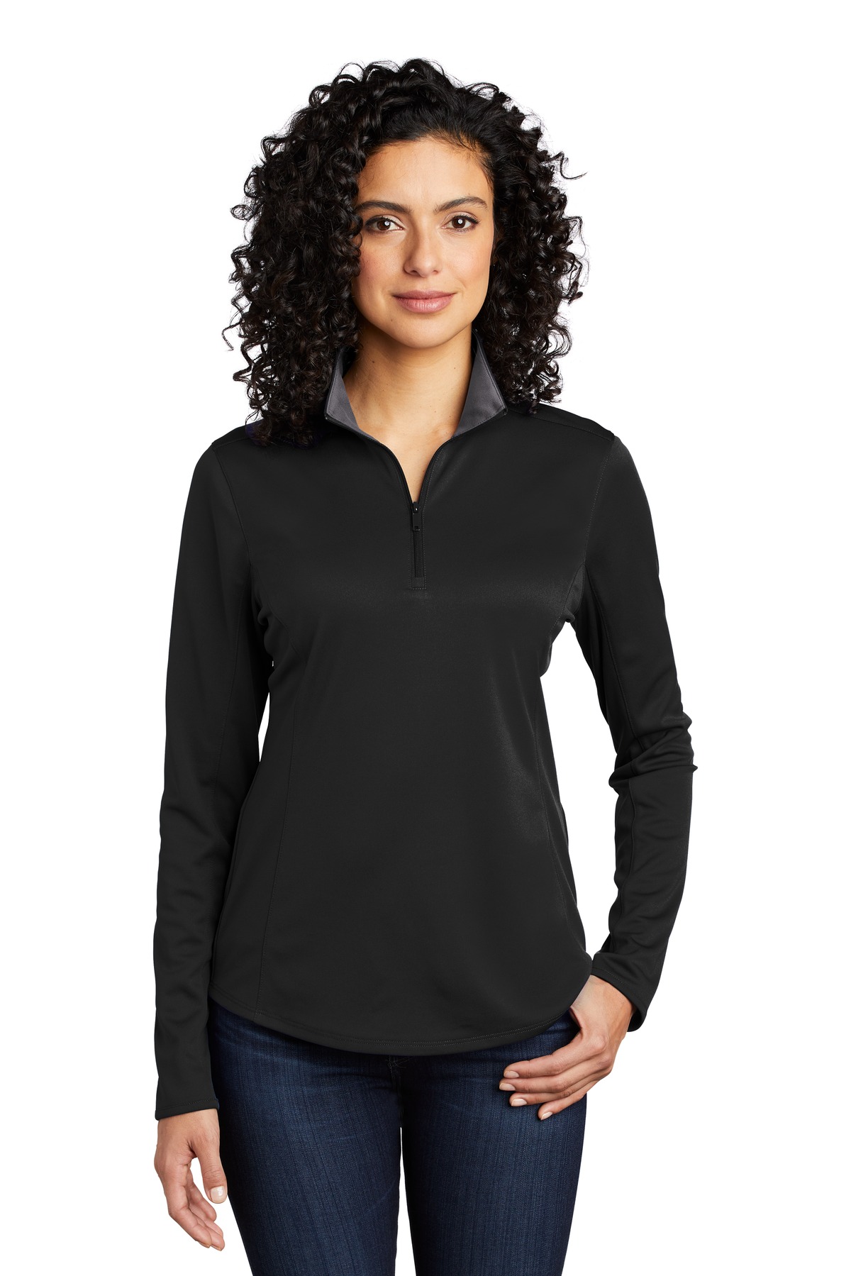 Port Authority  ®  Women's Silk Touch  ™  Performance 1/4-Zip