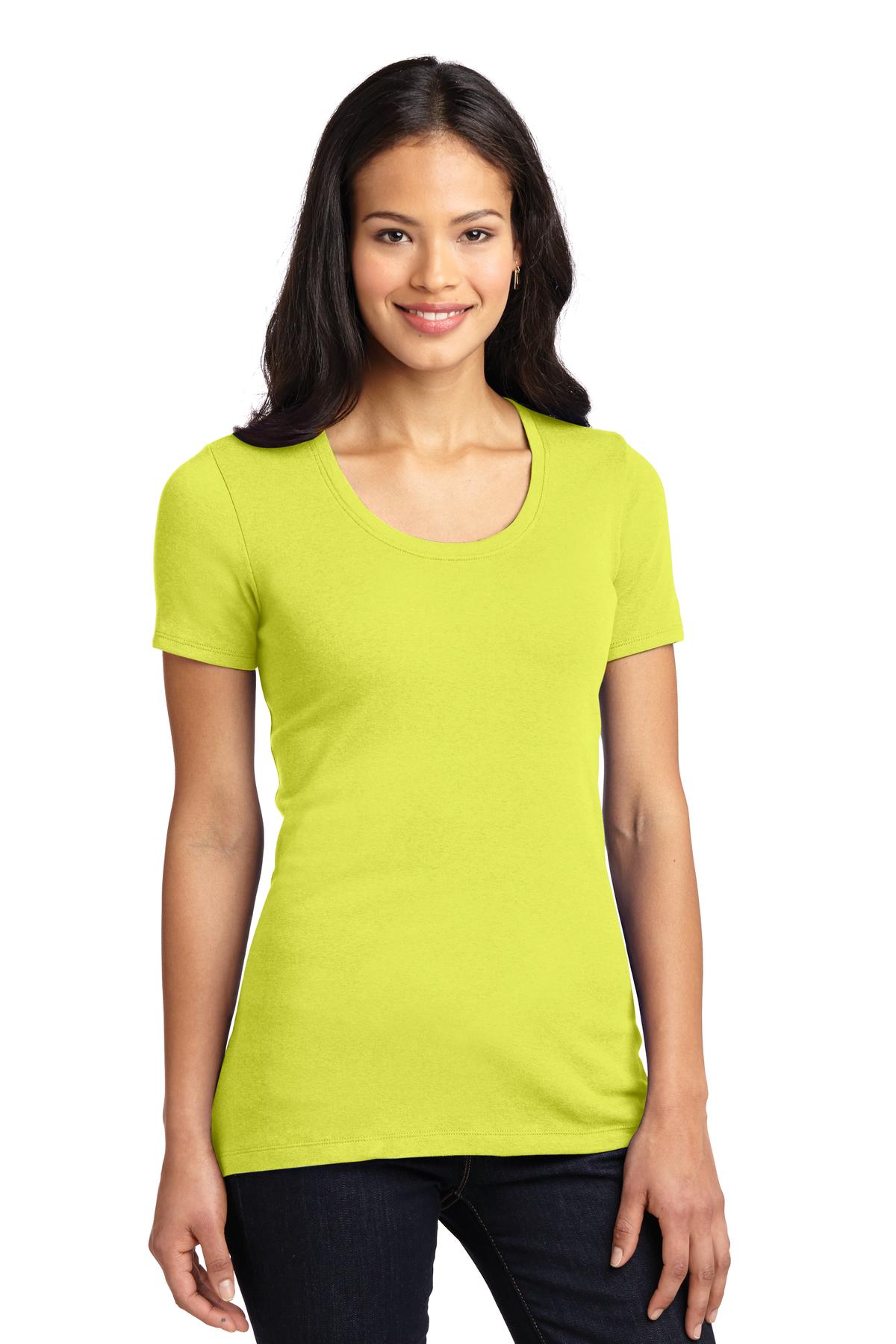 DISCONTINUED  Port Authority ®  Ladies Concept Stretch Scoop Tee