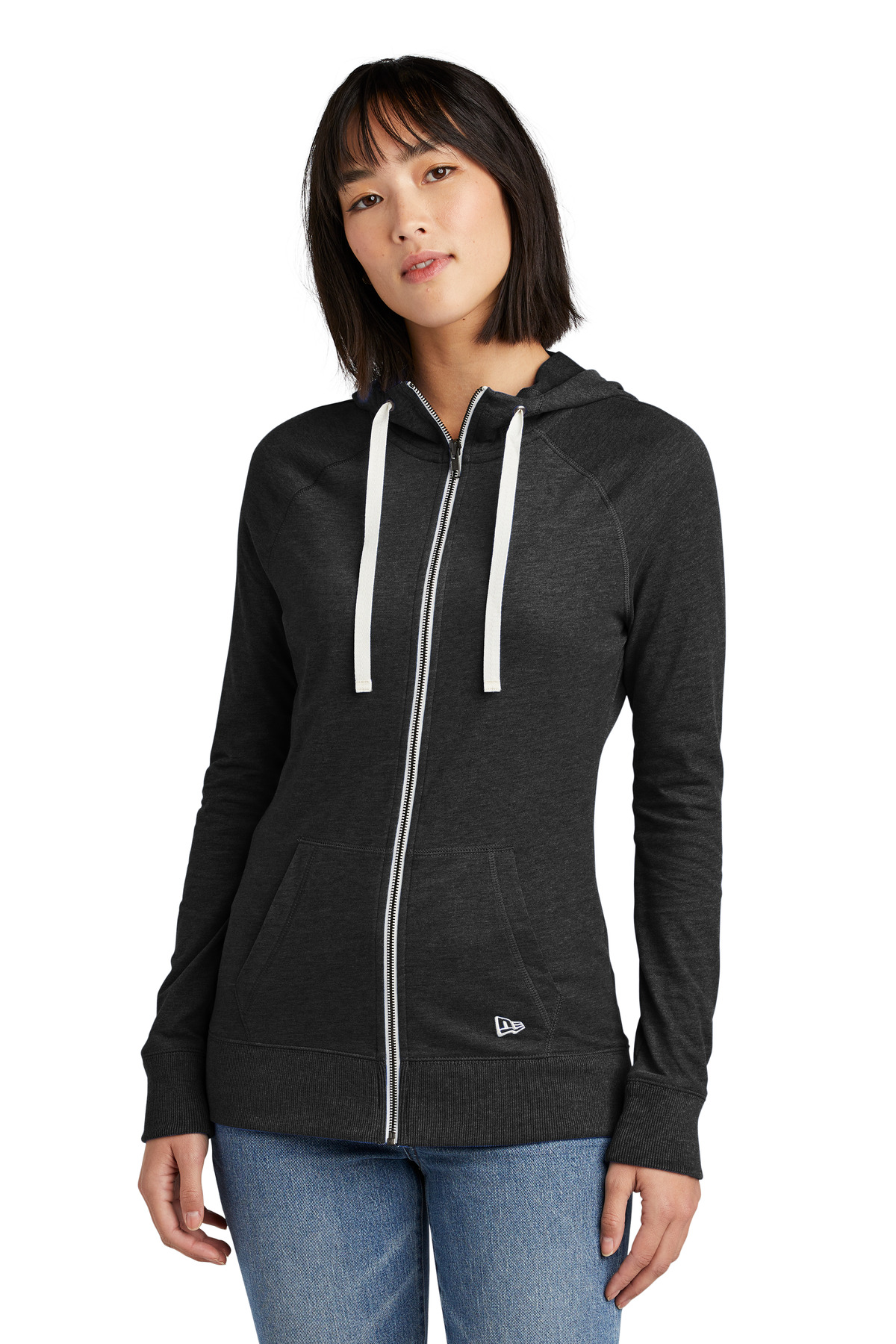 New Era ®  Women's Sueded Cotton Blend Full-Zip Hoodie