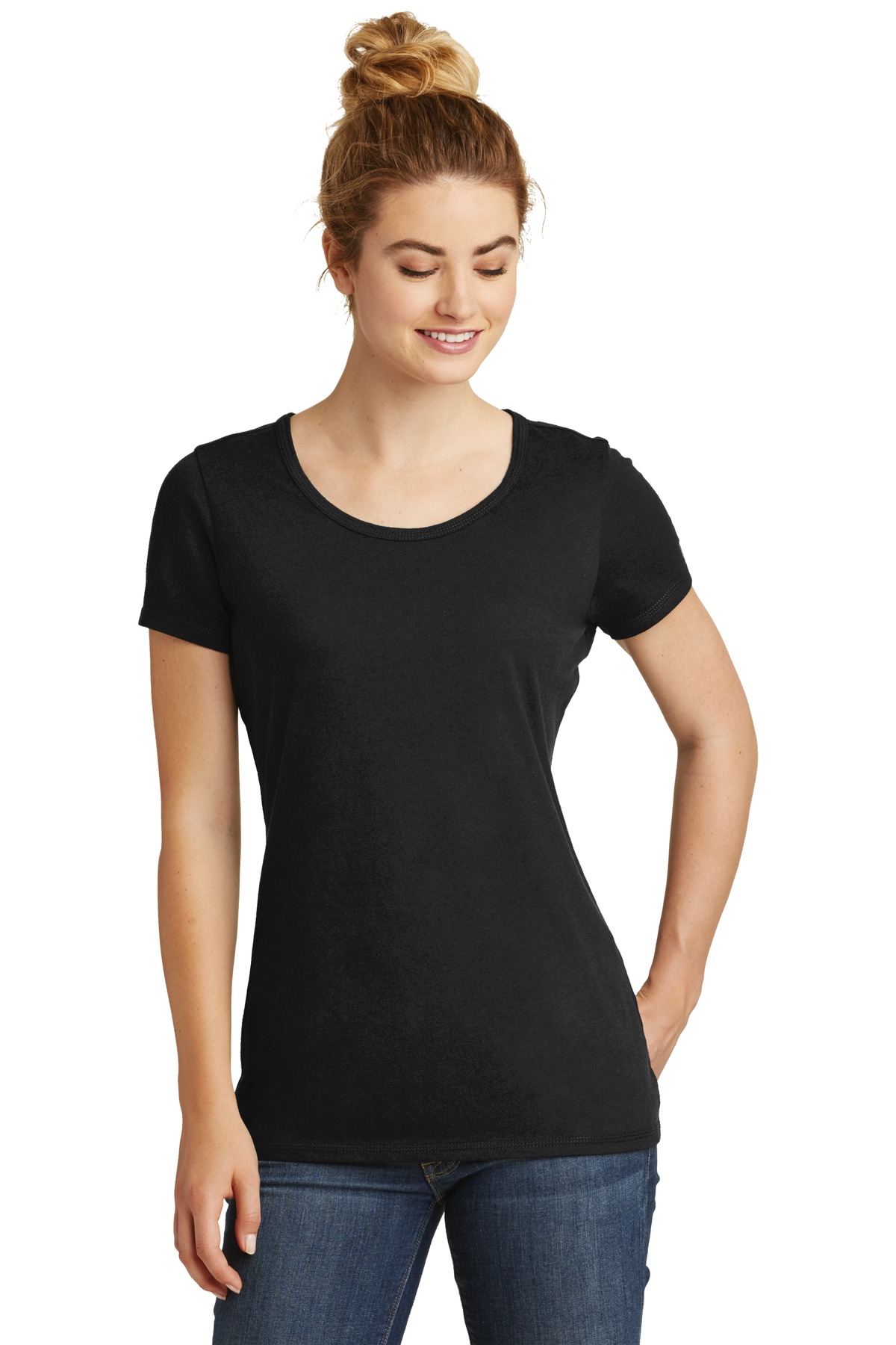 DISCONTINUED  New Era  ®  Ladies Tri-Blend Performance Scoop Tee