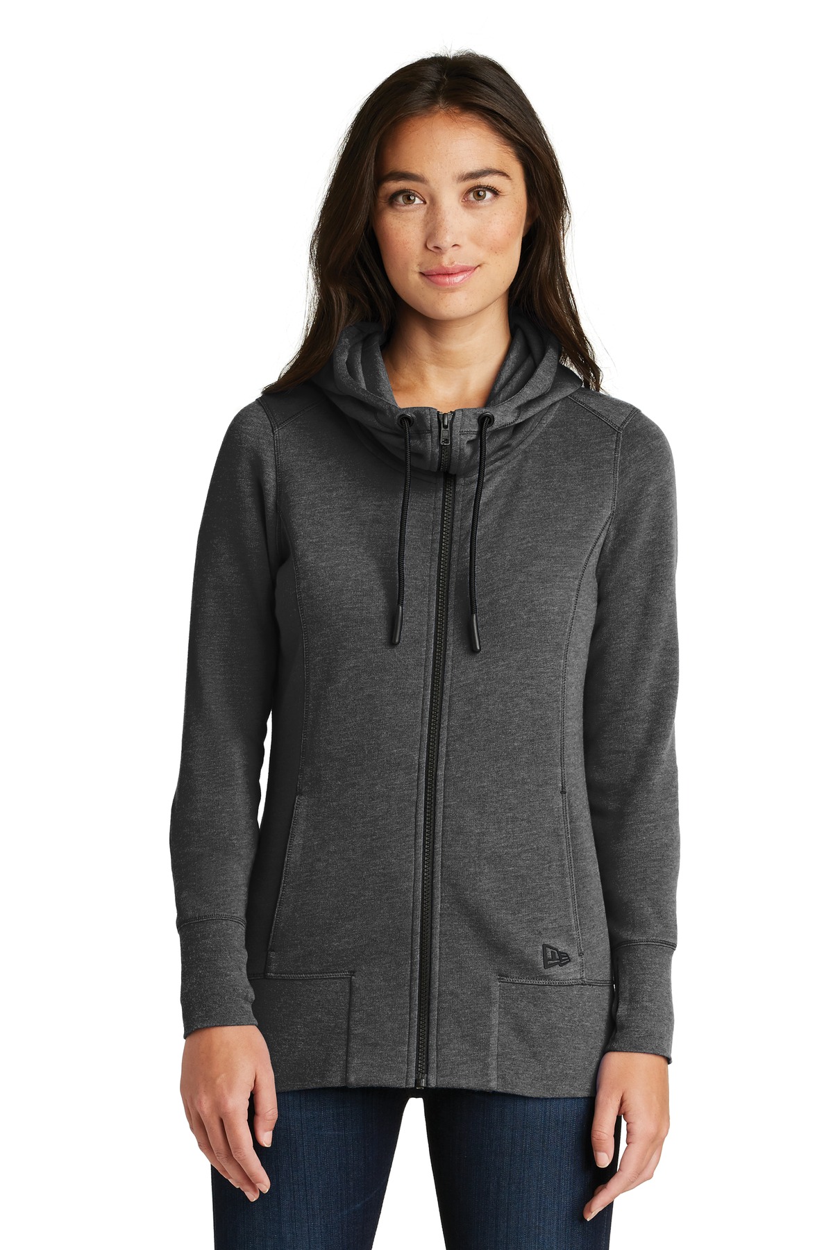 New Era  ®  Women's Tri-Blend Fleece Full-Zip Hoodie