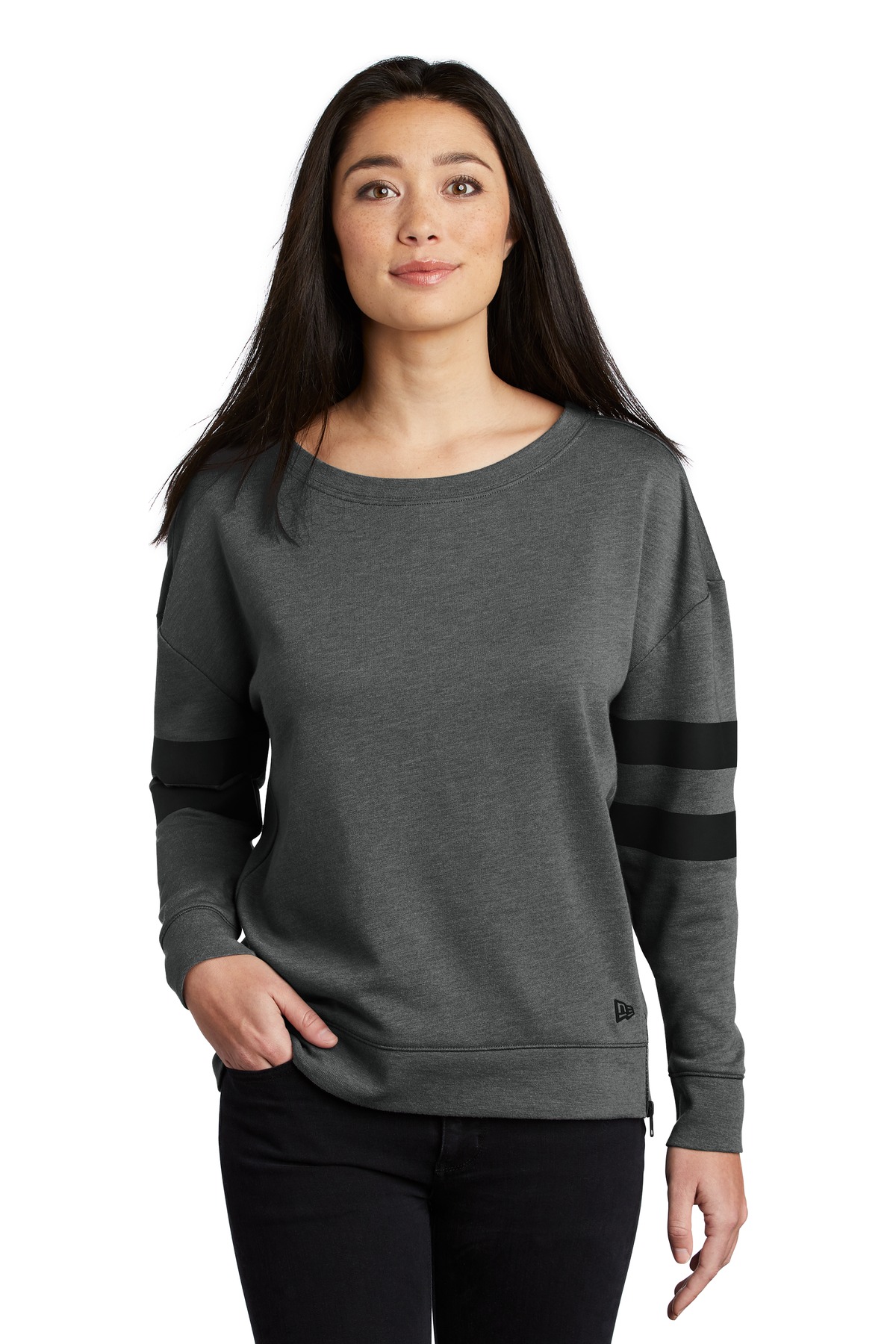 New Era  ®  Ladies Tri-Blend Fleece Varsity Crew