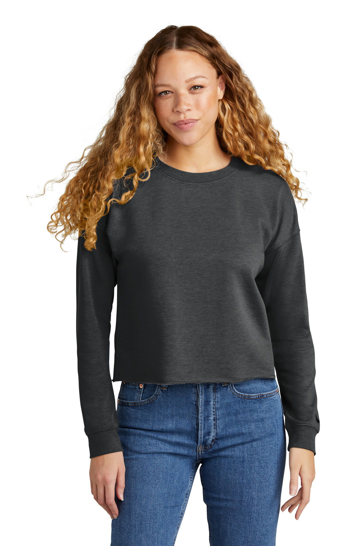 New Era ®  Women's Tri-Blend Fleece Crop Crew