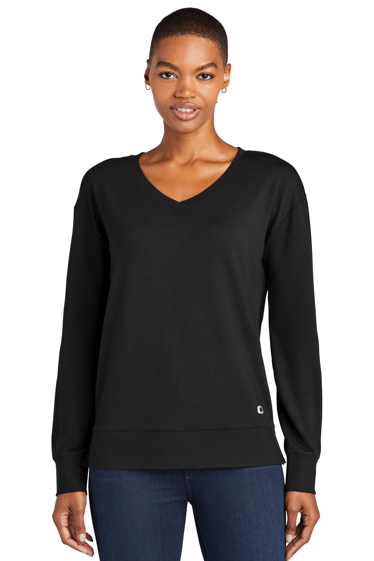 OGIO ®  Women's Luuma Flex Long Sleeve V-Neck