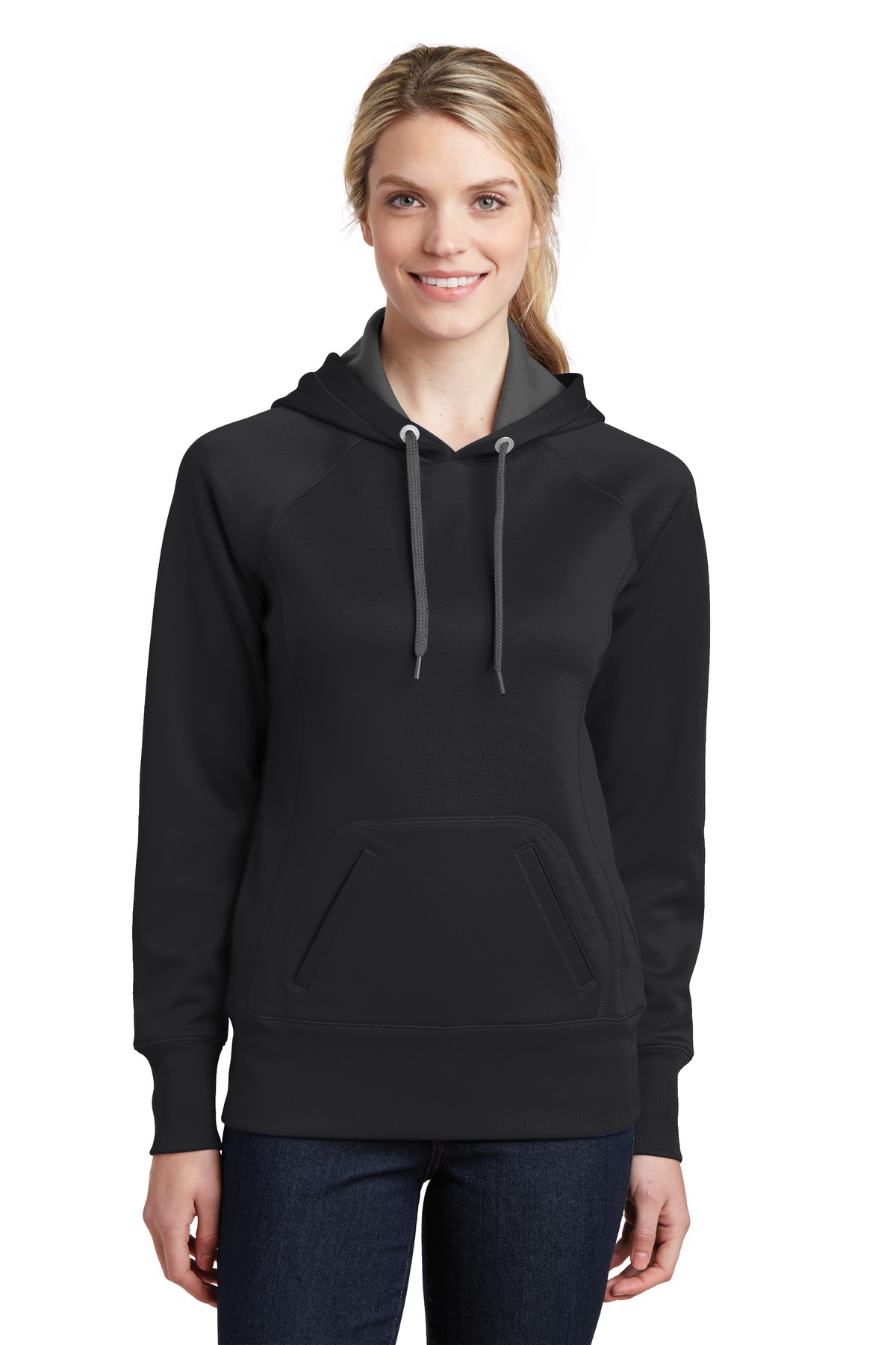 DISCONTINUED  Sport-Tek ®  Ladies Tech Fleece Hooded Sweatshirt