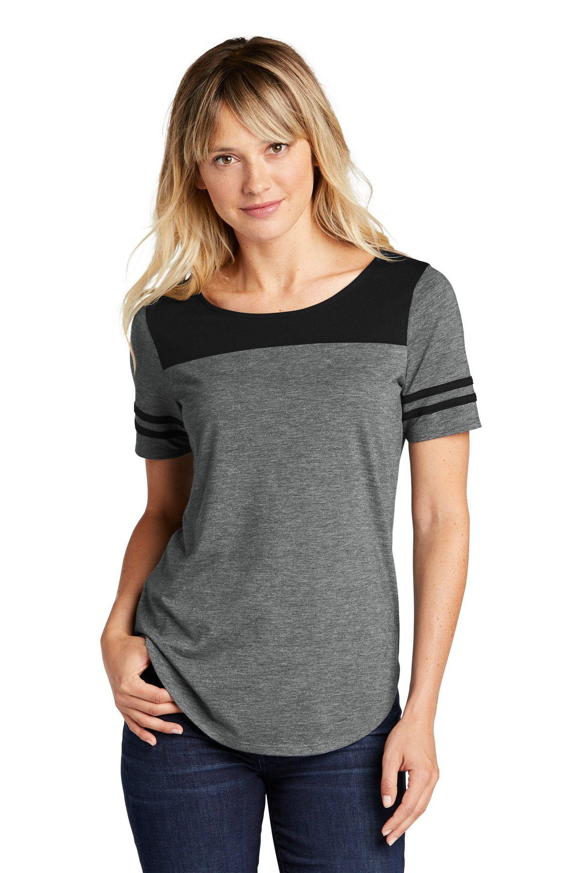 Sport-Tek  ®  Women's PosiCharge  ®  Tri-Blend Wicking Fan Tee