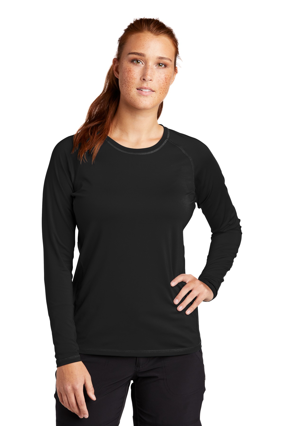Sport-Tek  ®  Women's Long Sleeve Rashguard Tee