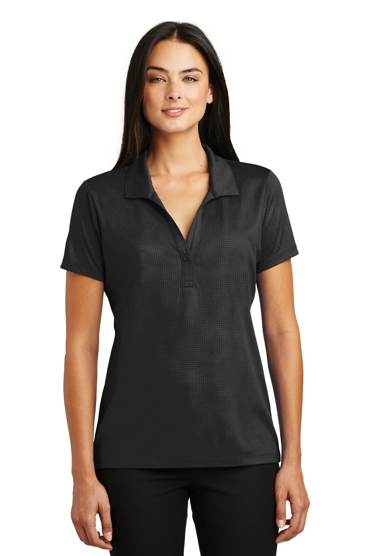 Sport-Tek ®  Women's Embossed PosiCharge ®  Tough Polo ®