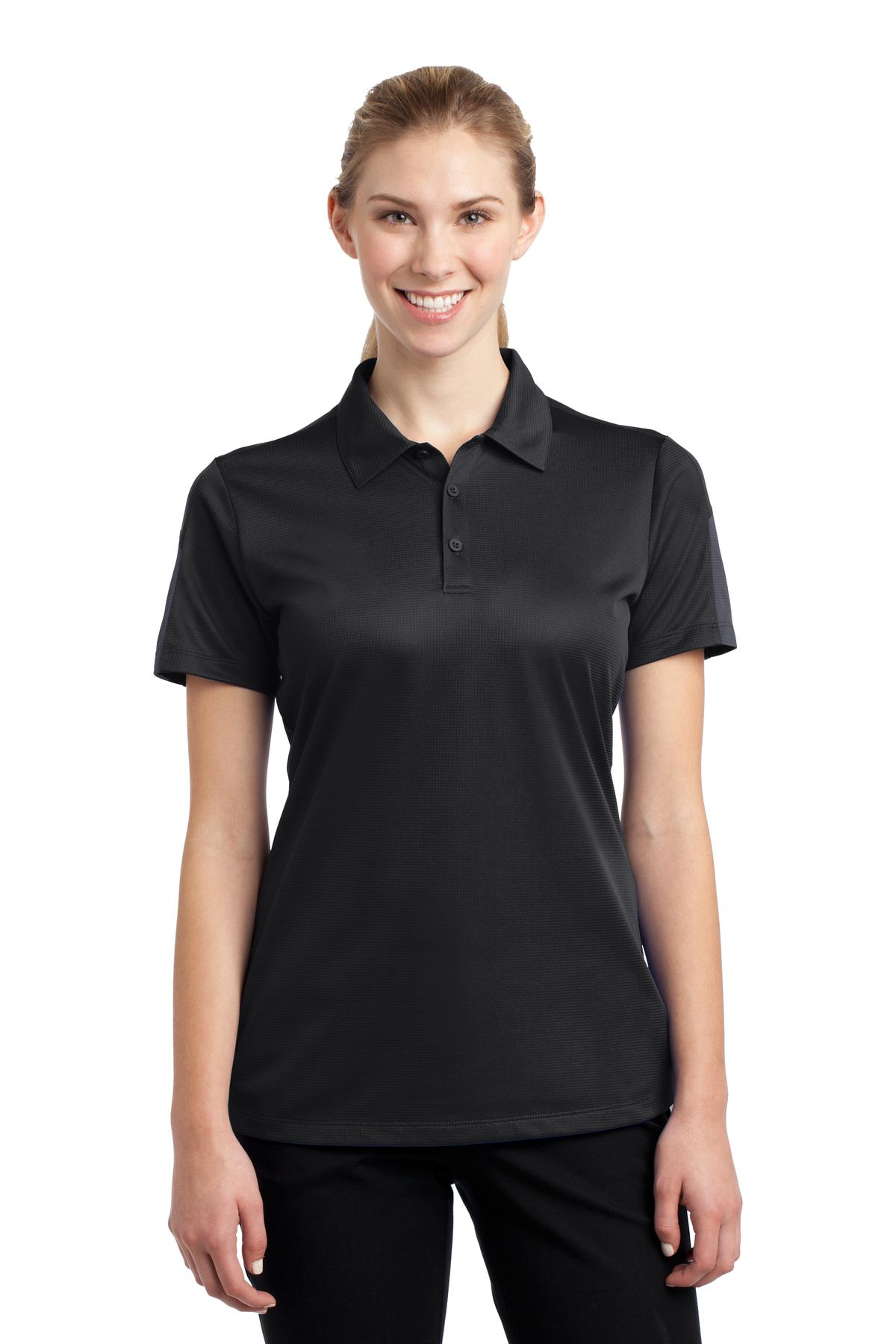 Sport-Tek ®  Women's PosiCharge ®  Active Textured Colorblock Polo