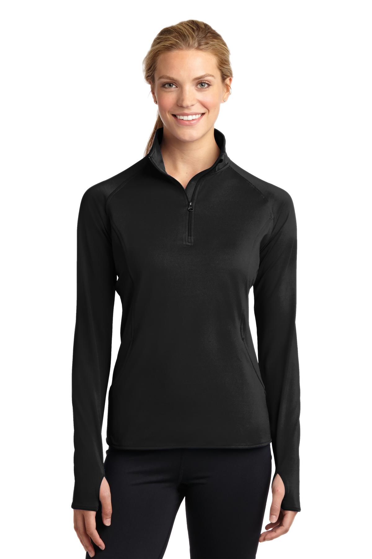 Sport-Tek ®  Women's Sport-Wick ®  Stretch 1/4-Zip Pullover