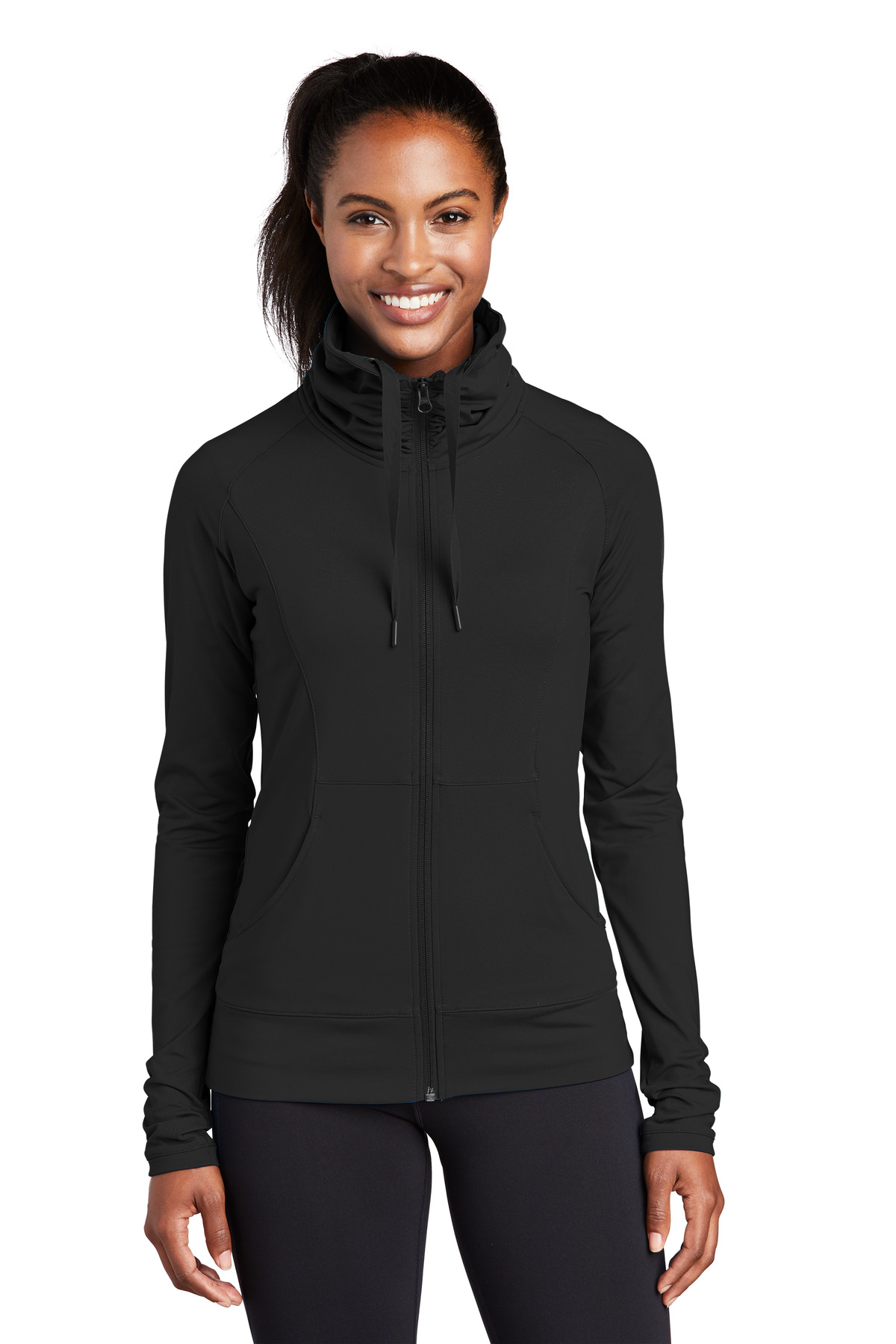 Sport-Tek ®  Women's Sport-Wick ®  Stretch Full-Zip Jacket
