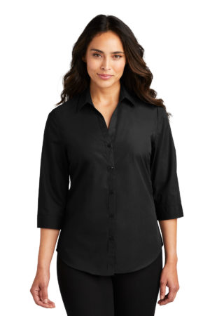 Port Authority ®  Women's 3/4-Sleeve Carefree Poplin Shirt