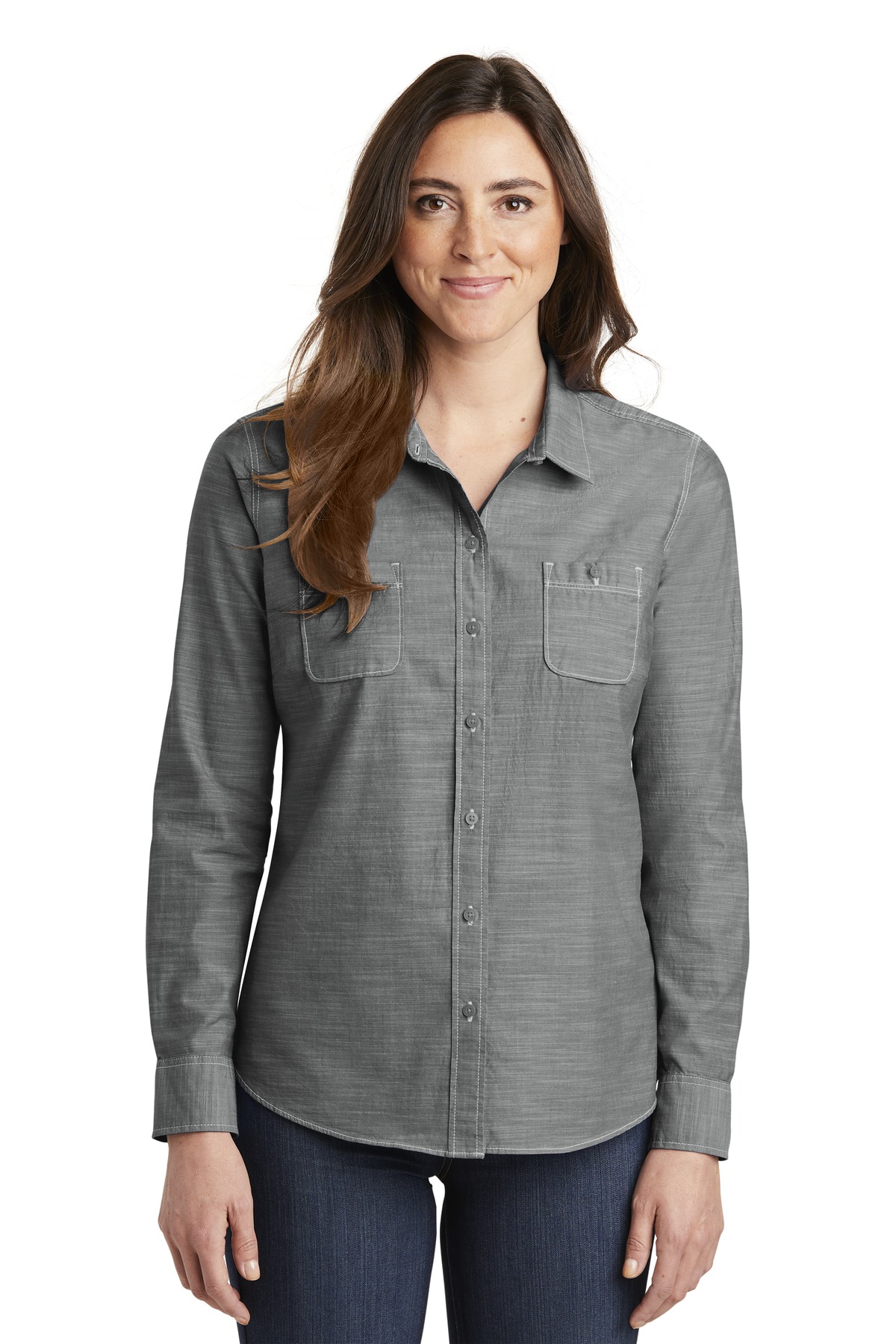 Port Authority ®  Women's Slub Chambray Shirt