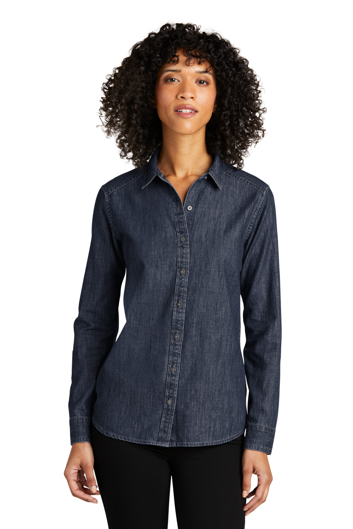 Port Authority ®  Women's Long Sleeve Perfect Denim Shirt
