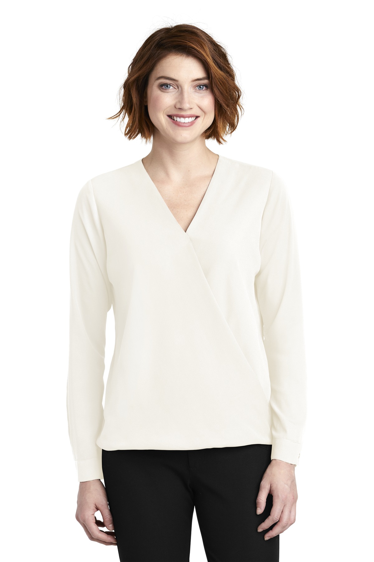 DISCONTINUED  Port Authority  ®  Ladies Wrap Blouse