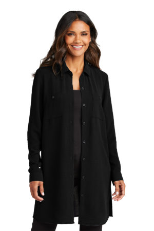 Port Authority ®  Women's Textured Crepe Long Tunic