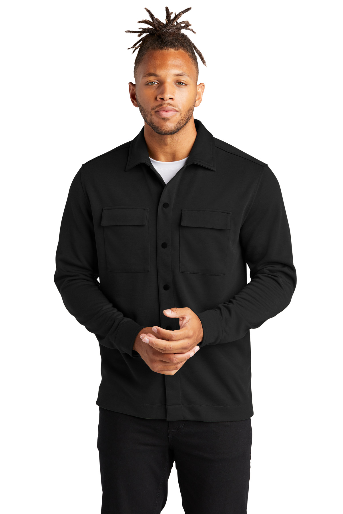 Mercer+Mettle ®  Double-Knit Snap Front Jacket