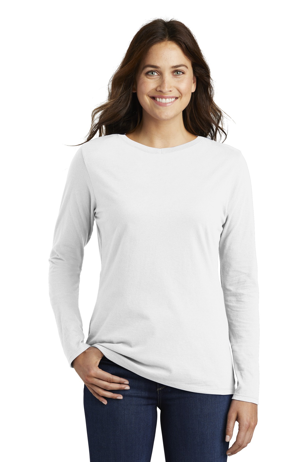 DISCONTINUED  Nike Ladies Core Cotton Long Sleeve Tee