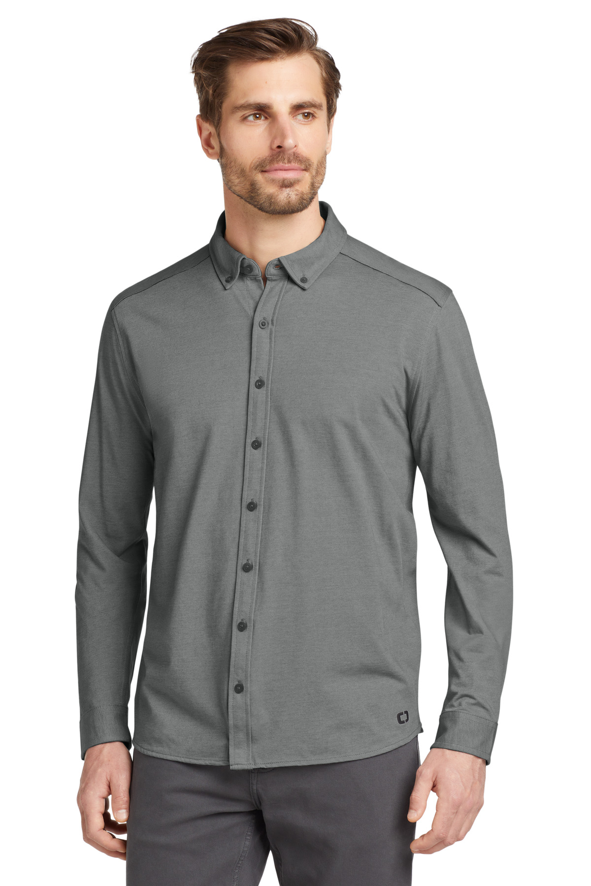 OGIO  ®   Code Stretch Long Sleeve Button-Up