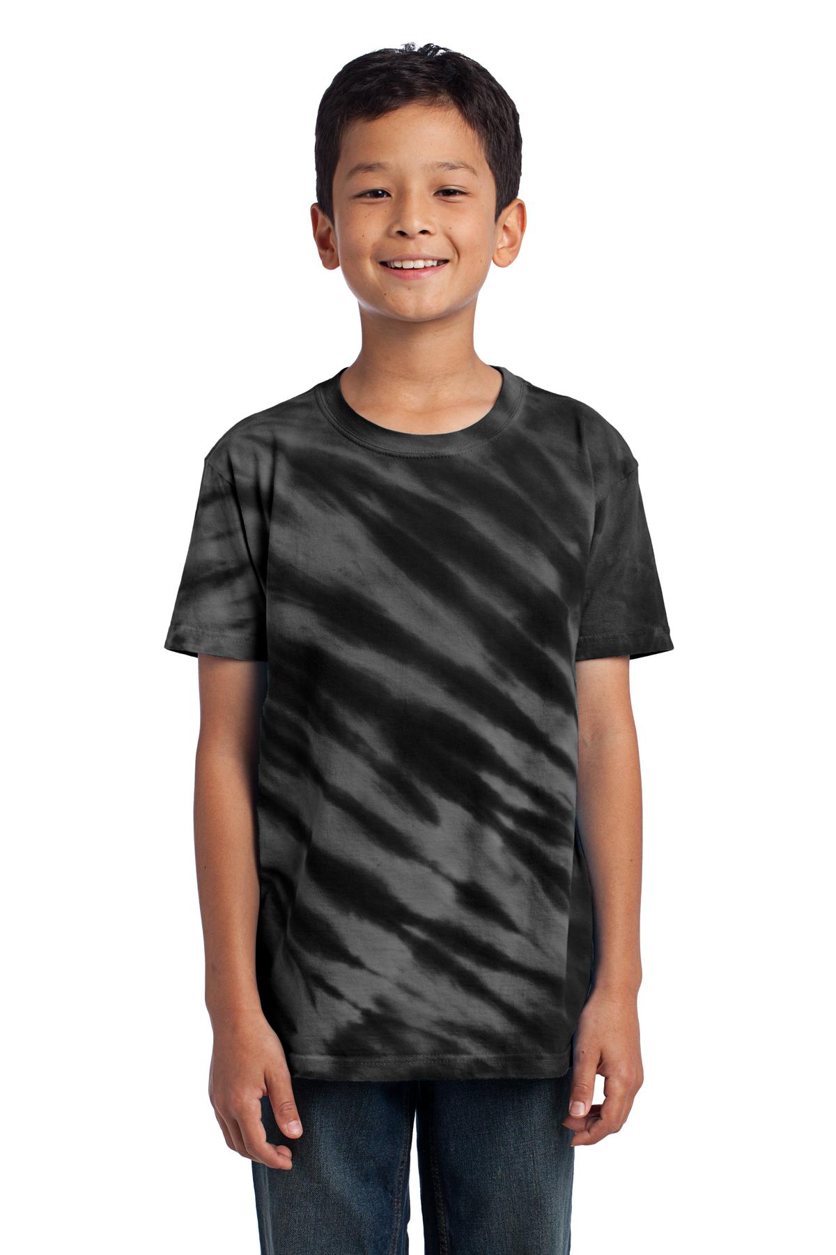 DISCONTINUED  Port & Company ®  - Youth Tiger Stripe Tie-Dye Tee