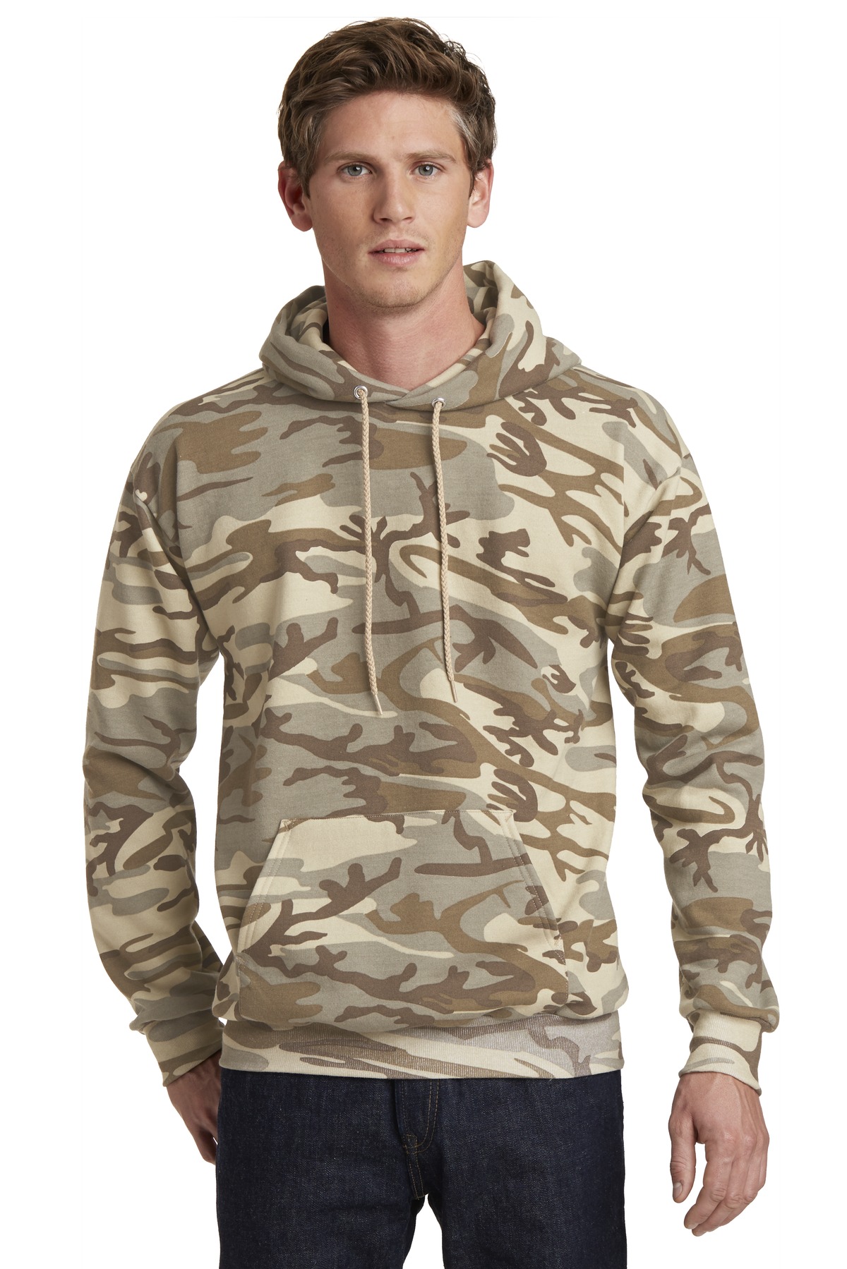 Port & Company ®  Core Fleece Camo Pullover Hooded Sweatshirt
