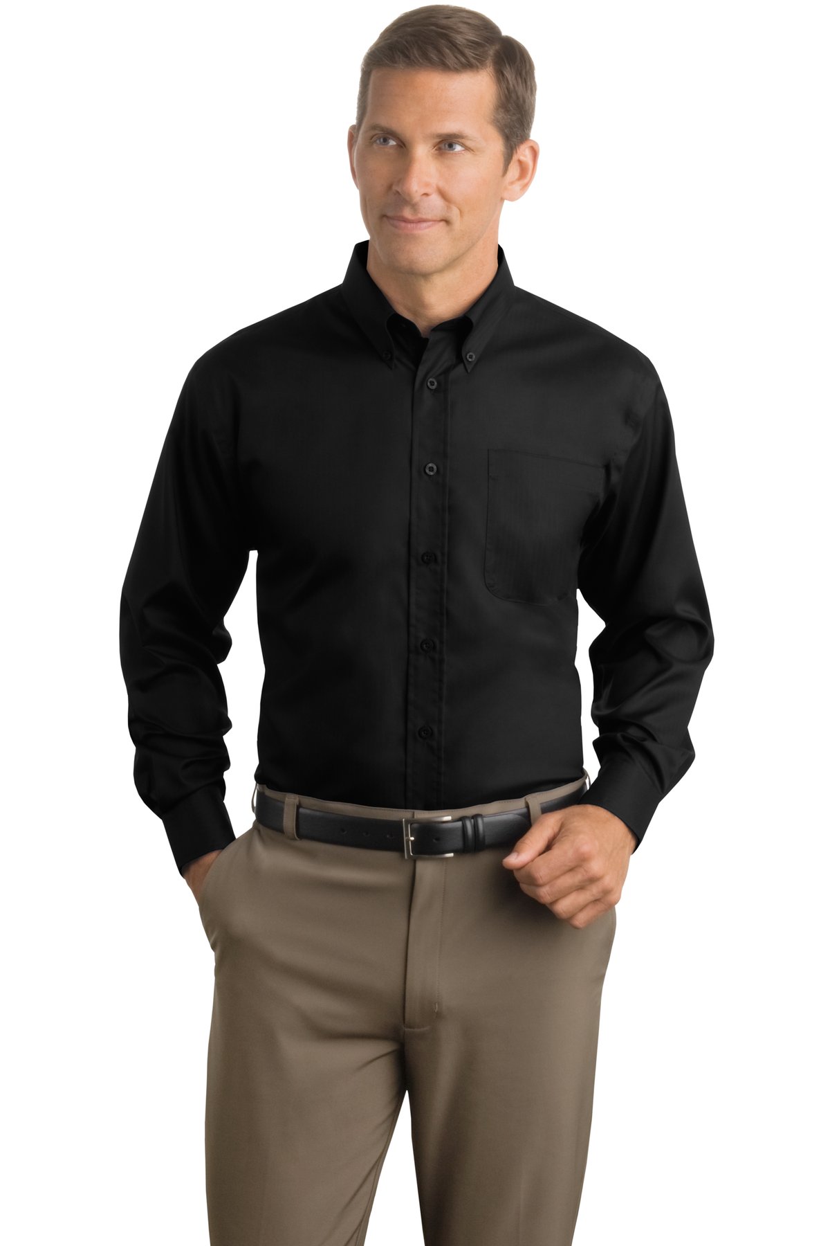 DISCONTINUED  Red House ®  - Herringbone Non-Iron Button-Down Shirt