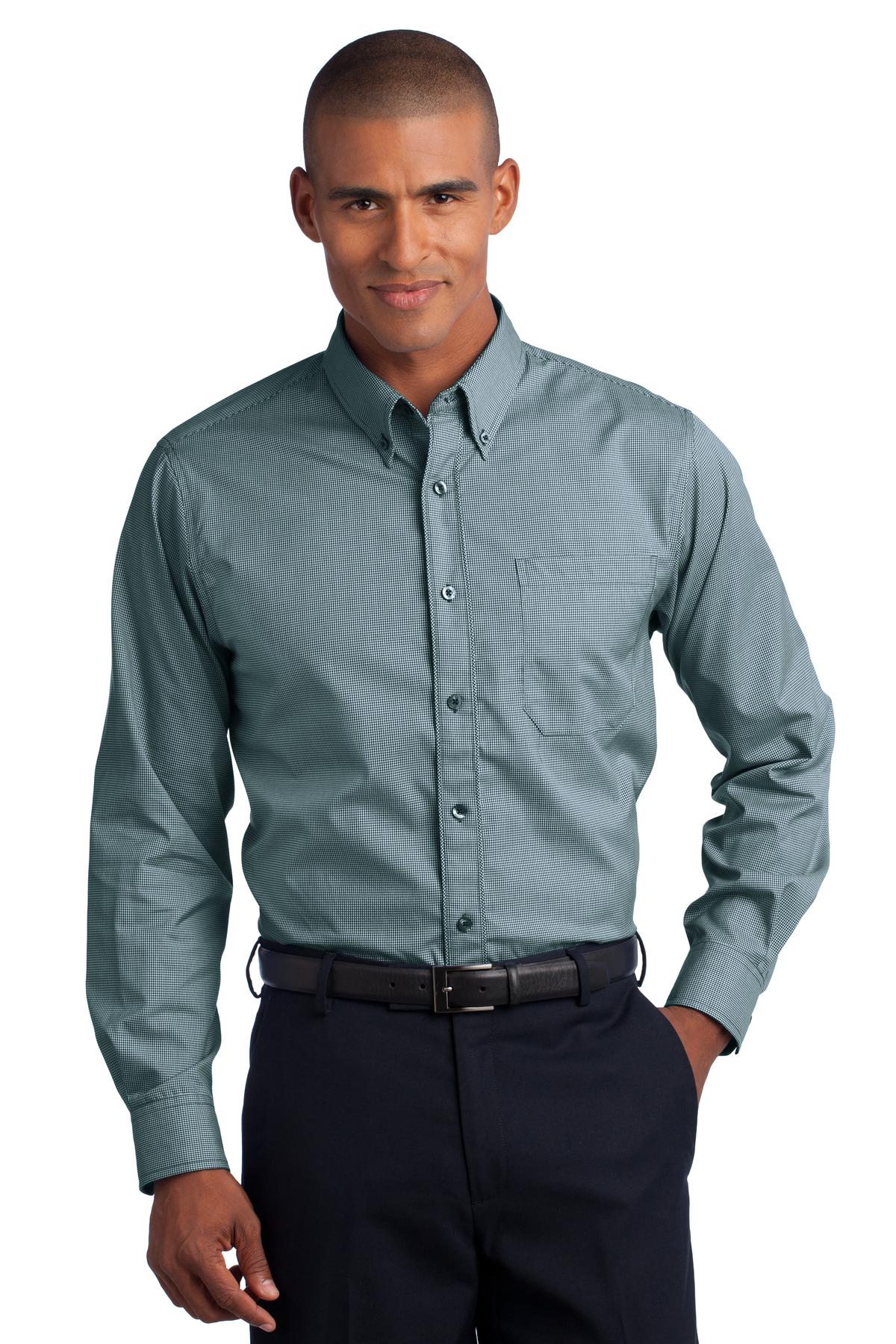 DISCONTINUED  Red House ®  - Mini-Check Non-Iron Button-Down Shirt