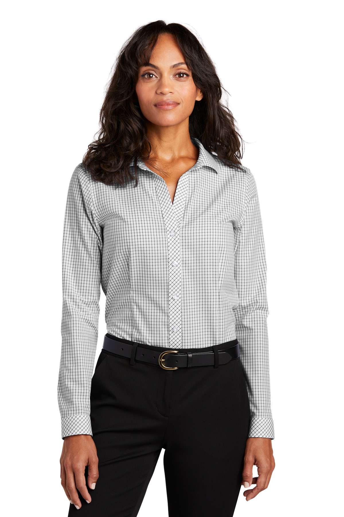 DISCONTINUED  Red House  ®  Ladies Open Ground Check Non-Iron Shirt
