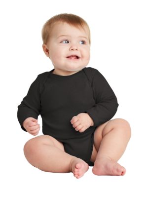 Rabbit Skins ™  Infant Long Sleeve Baby Rib Bodysuit
