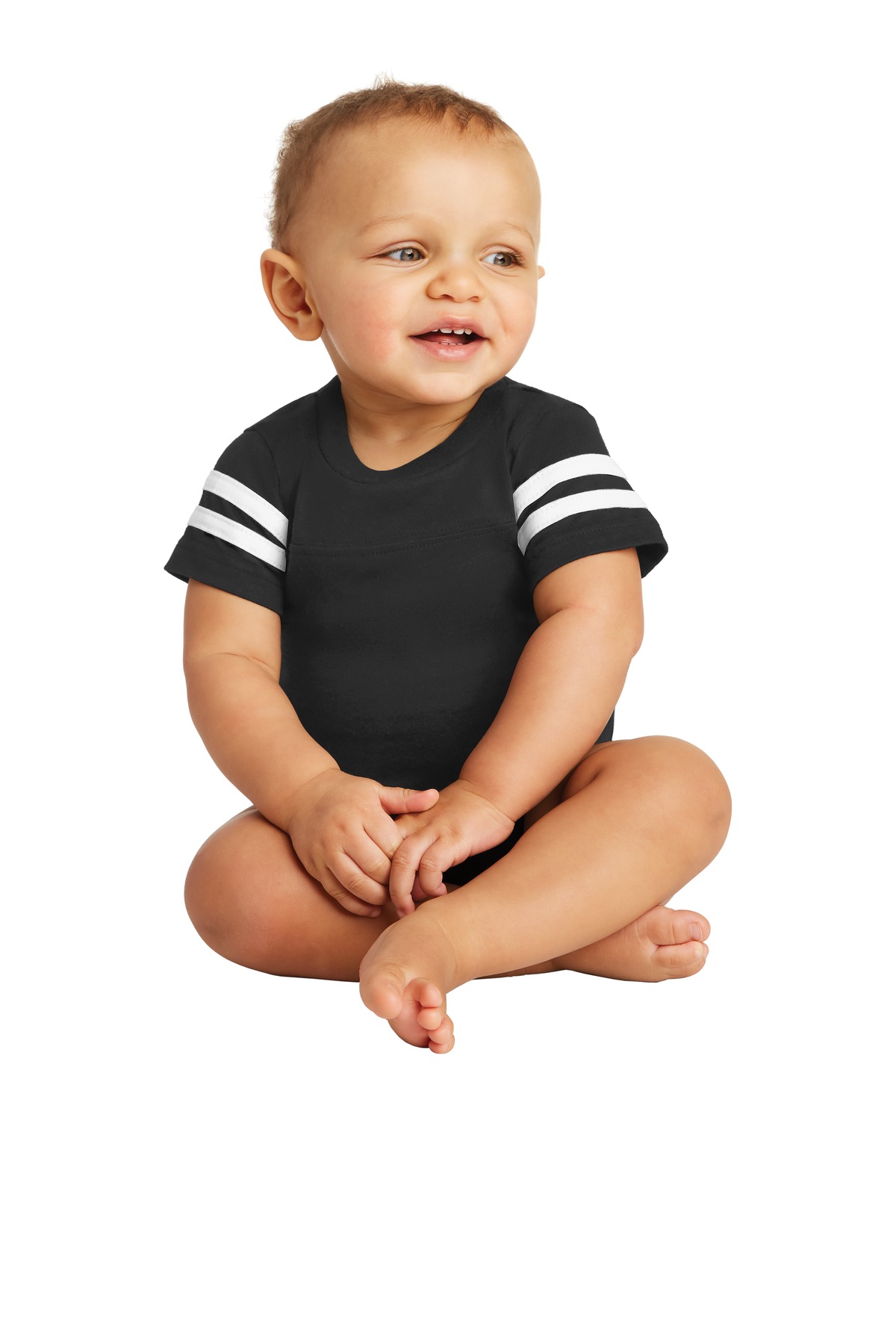 Rabbit Skins ™  Infant Football Fine Jersey Bodysuit