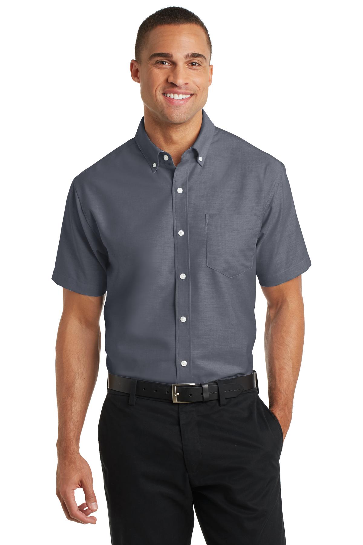Port Authority ®  Short Sleeve SuperPro ™  Oxford Shirt