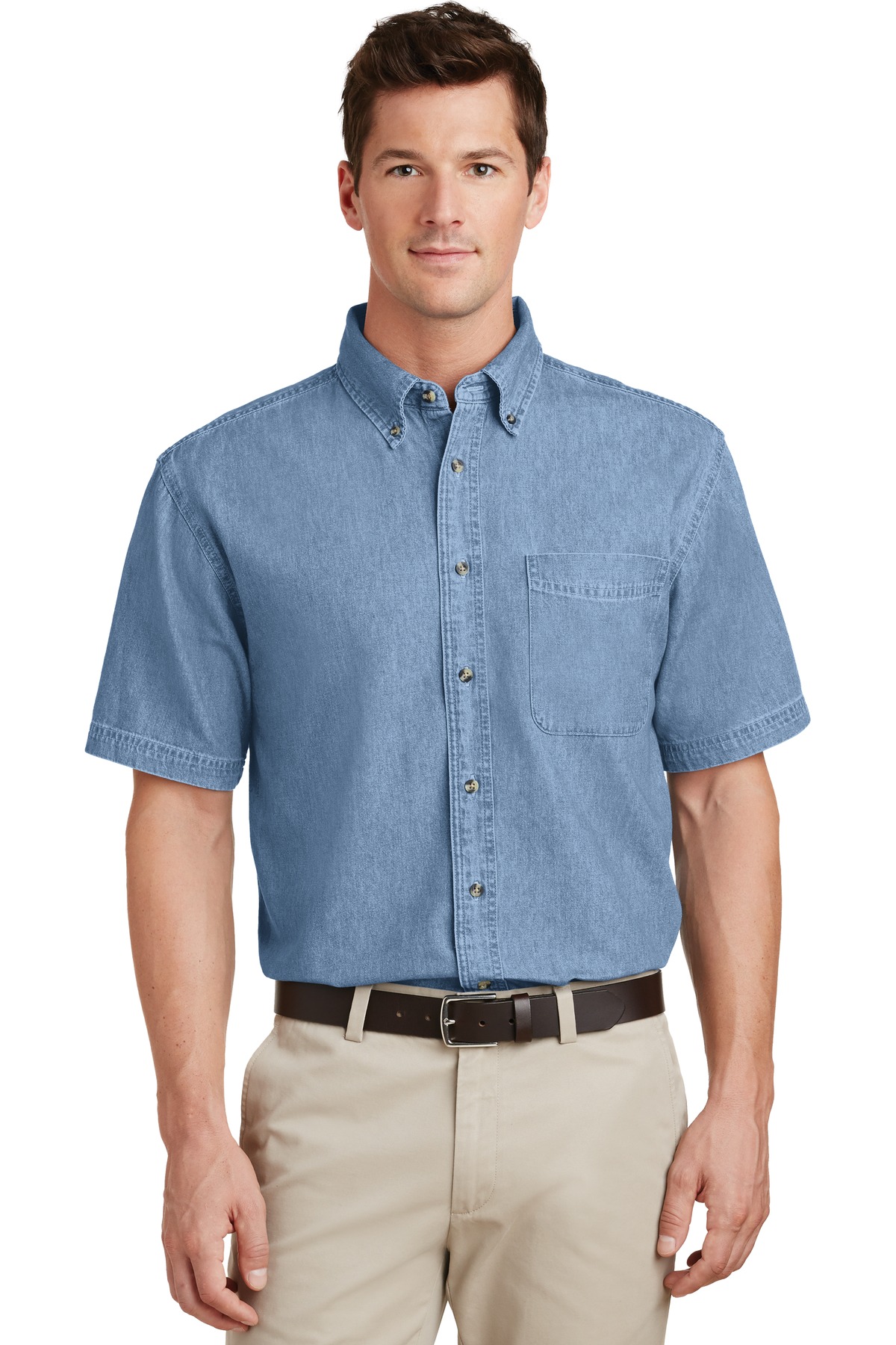 Port & Company ®  - Short Sleeve Value Denim Shirt