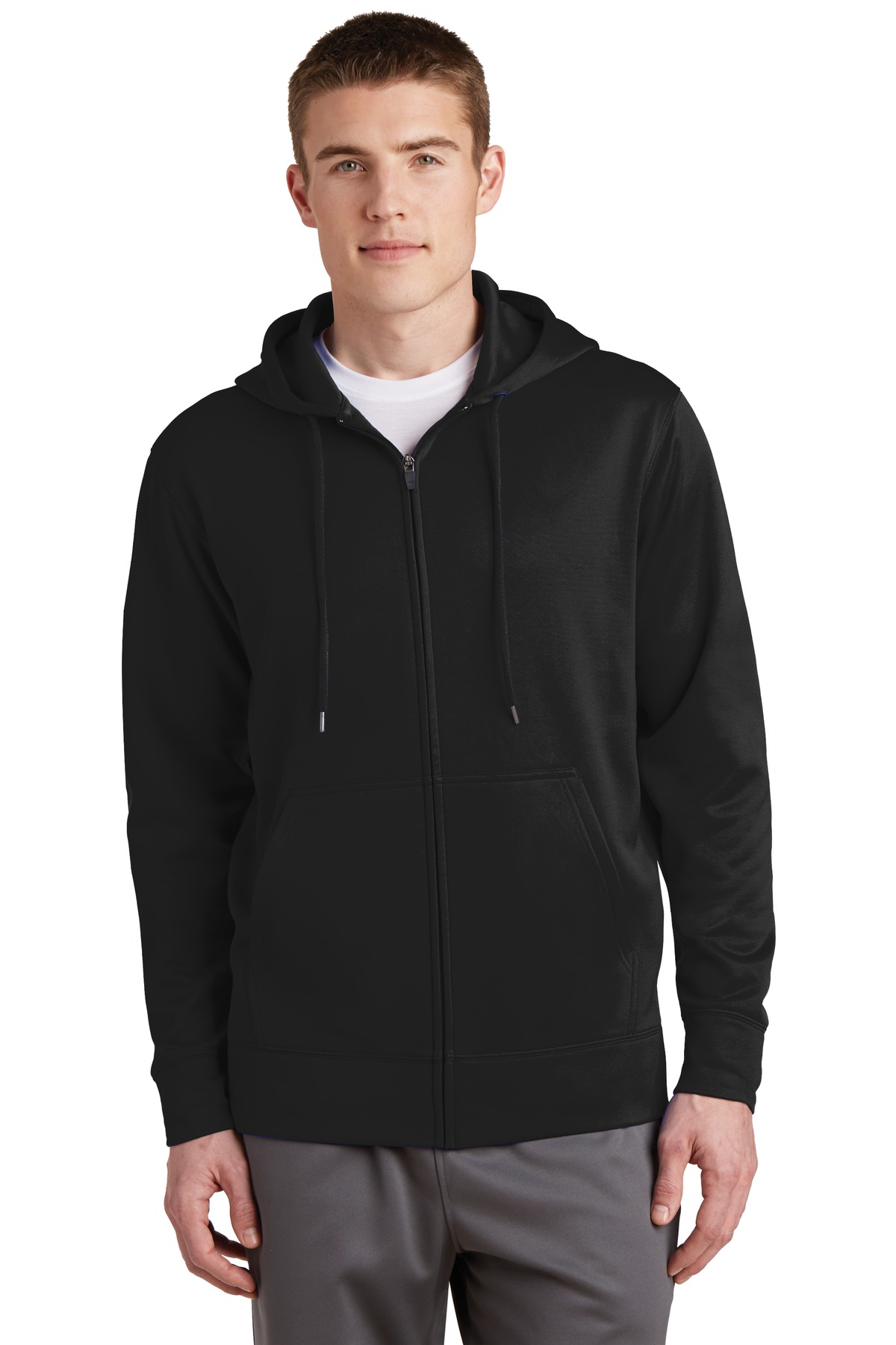 Sport-Tek ®  Sport-Wick ®  Fleece Full-Zip Hooded Jacket