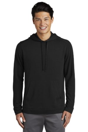 Sport-Tek  ®  PosiCharge  ®  Tri-Blend Wicking Fleece Hooded Pullover