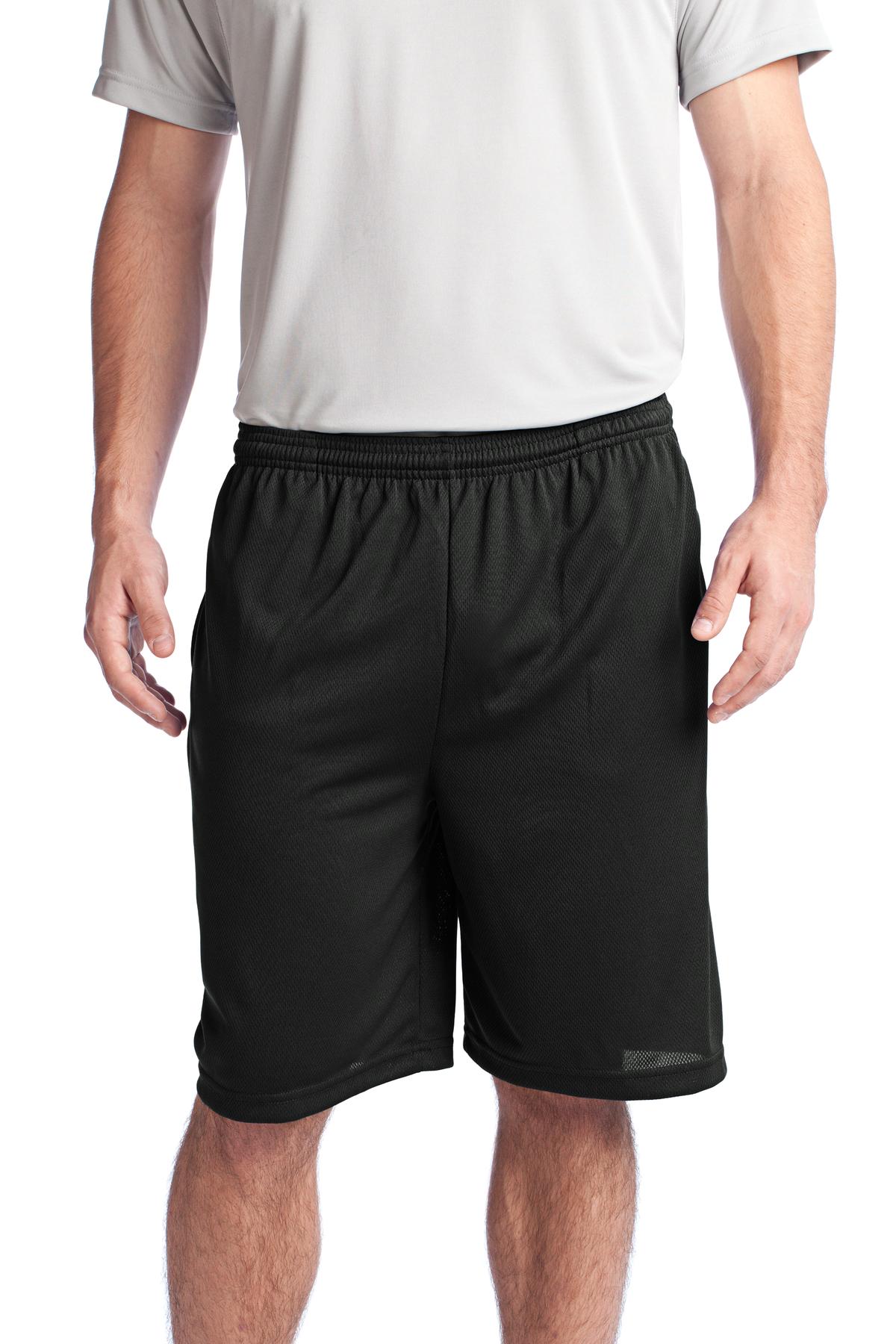 Sport-Tek ®  PosiCharge ®  Tough Mesh Pocket Short