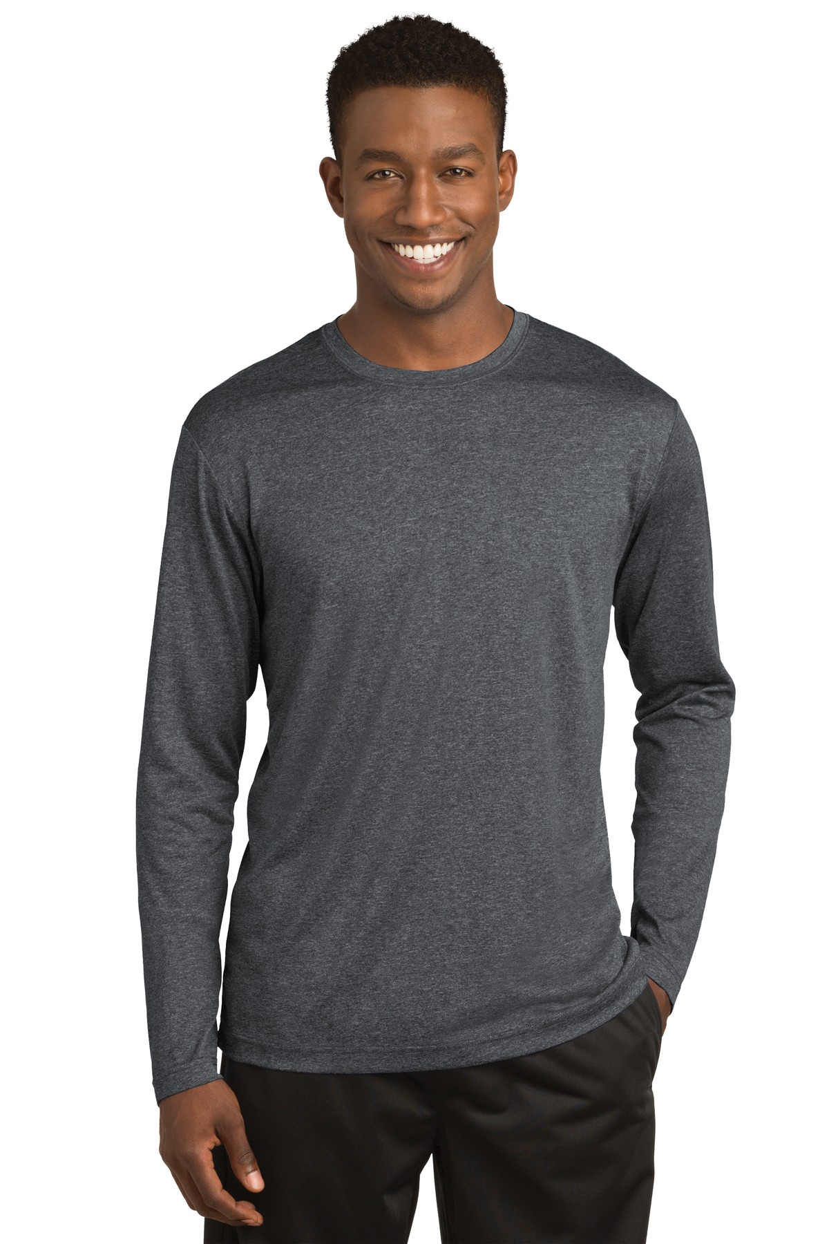 Sport-Tek ®  Long Sleeve Heather Contender ™  Tee