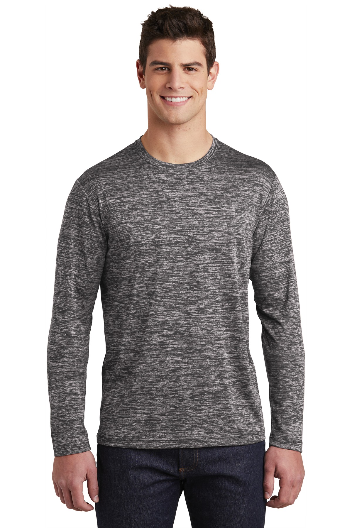 Sport-Tek  ®  PosiCharge  ®  Long Sleeve Electric Heather Tee
