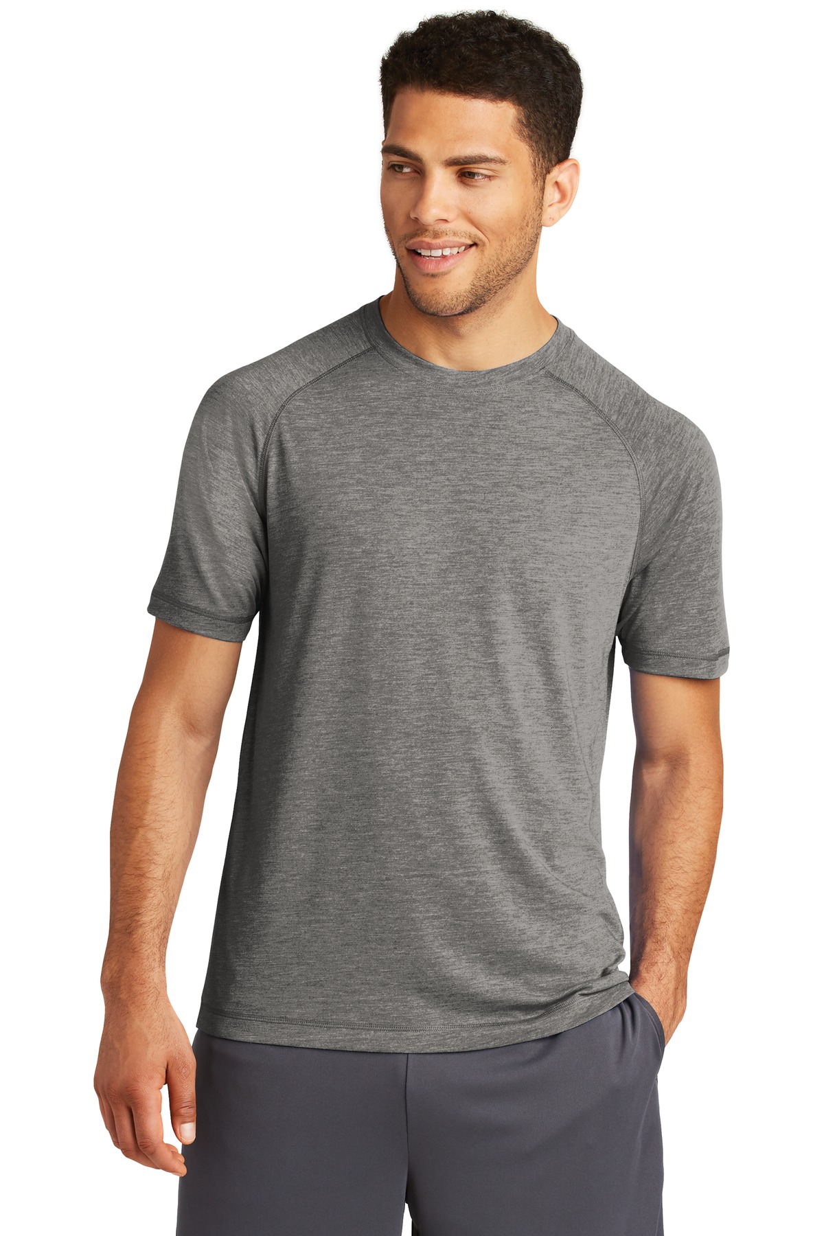 Sport-Tek  ®  PosiCharge  ®  Tri-Blend Wicking Raglan Tee