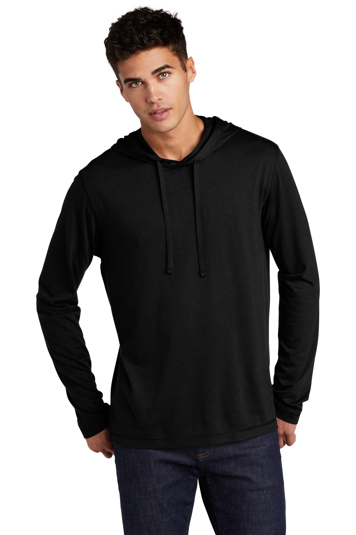 Sport-Tek  ®  PosiCharge  ®  Tri-Blend Wicking Long Sleeve Hoodie
