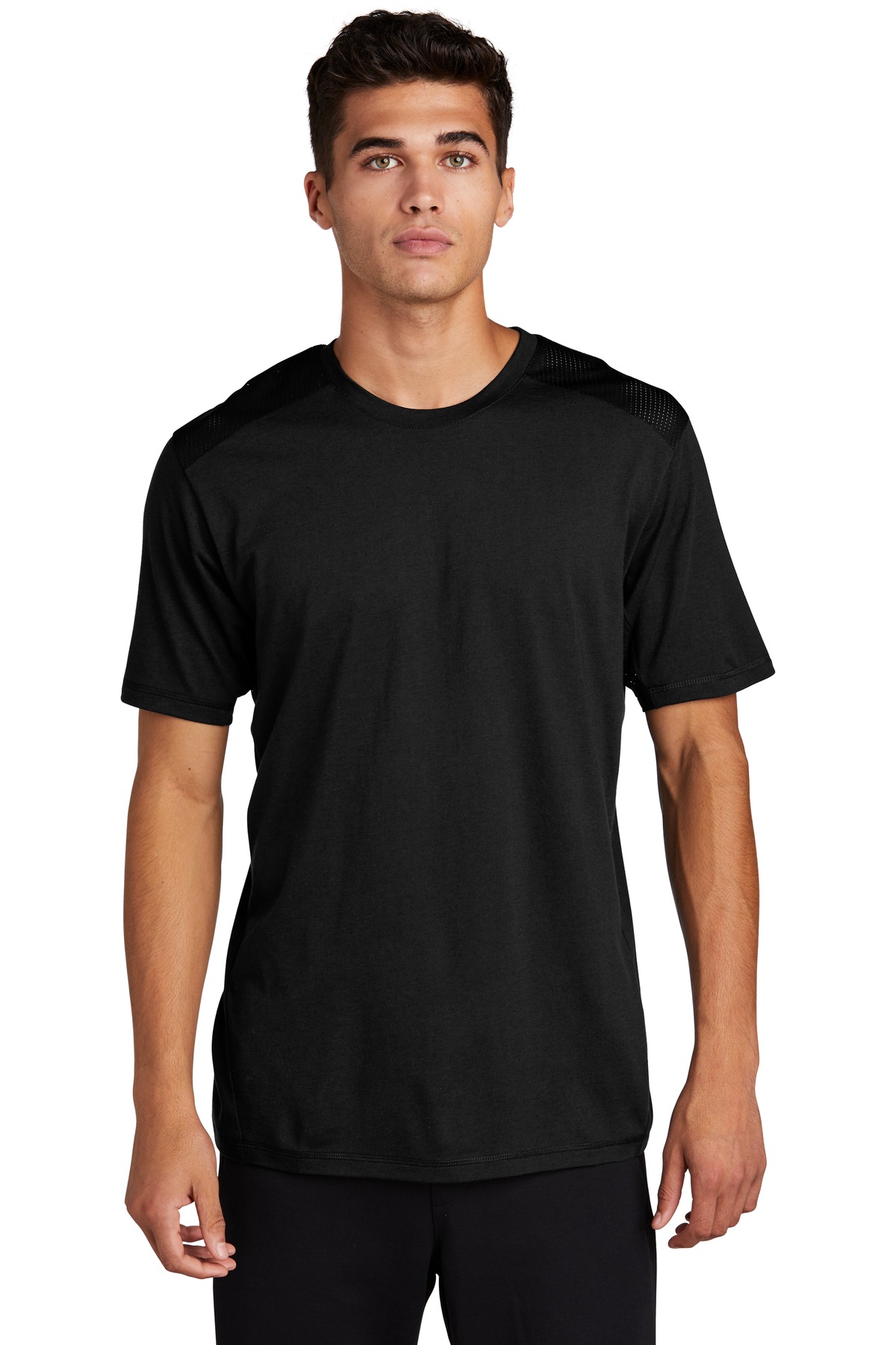 Sport-Tek  ®  PosiCharge  ®  Tri-Blend Wicking Draft Tee