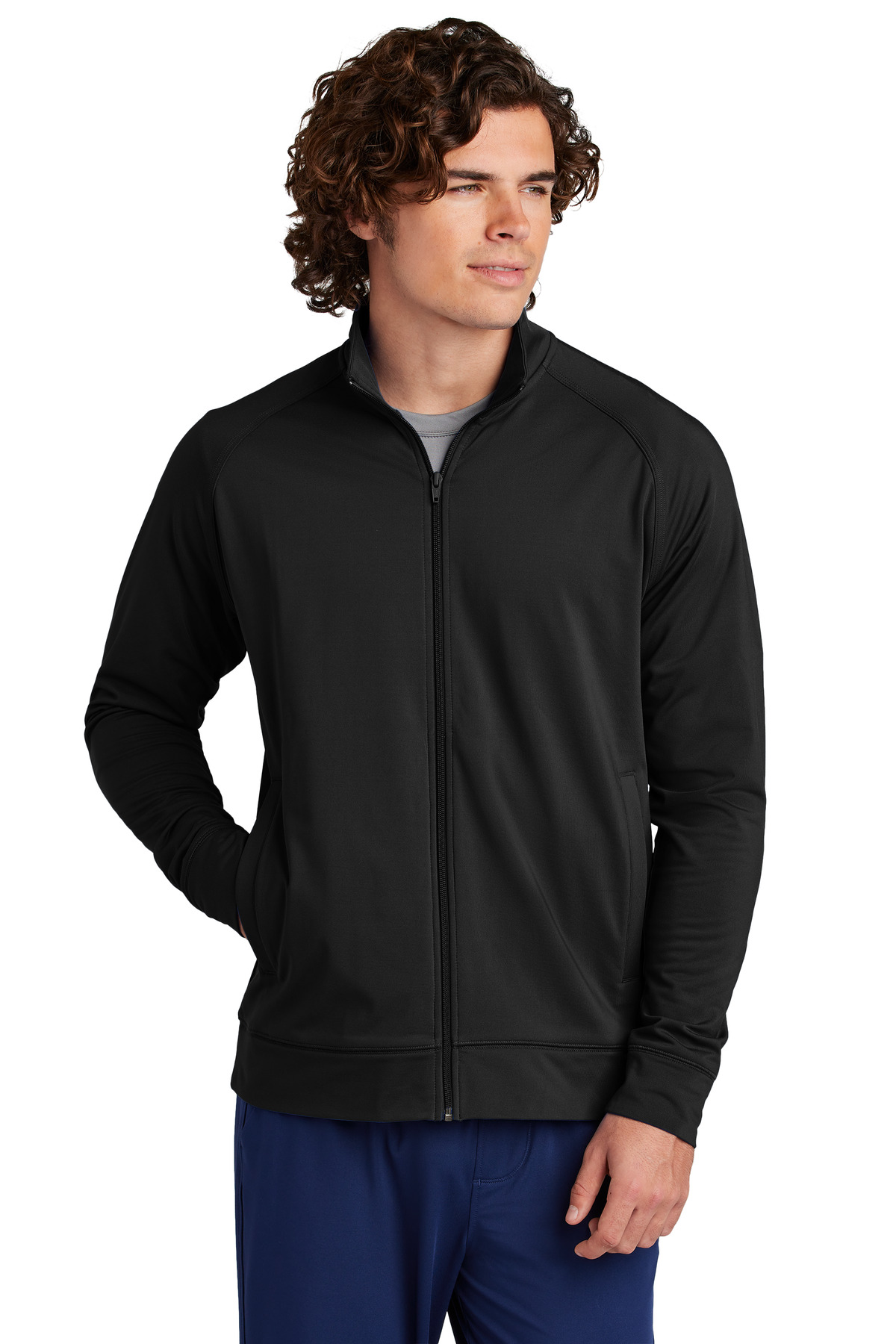 Sport-Tek ®  Sport-Wick ®  Stretch Full-Zip Cadet Jacket