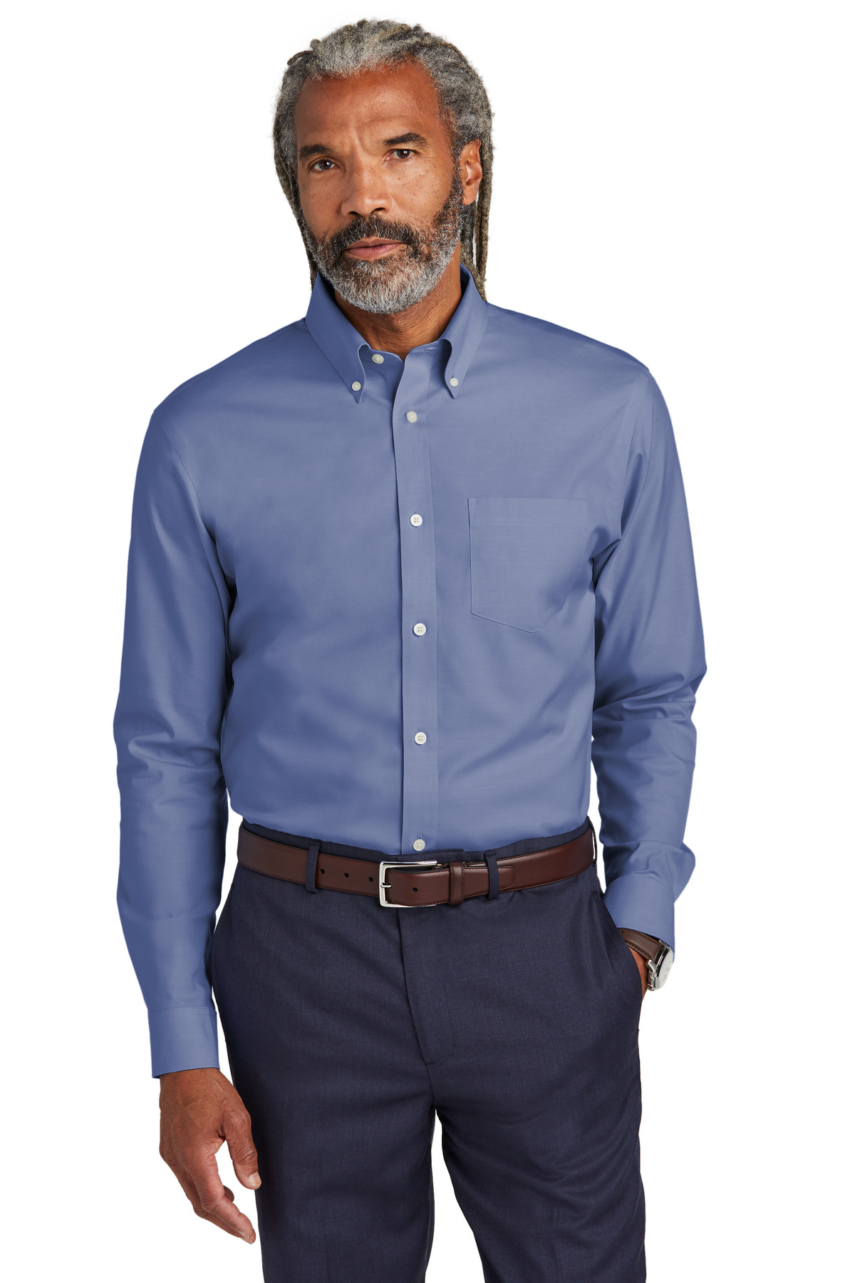 Brooks Brothers ®  Tall Wrinkle-Free Stretch Pinpoint Shirt