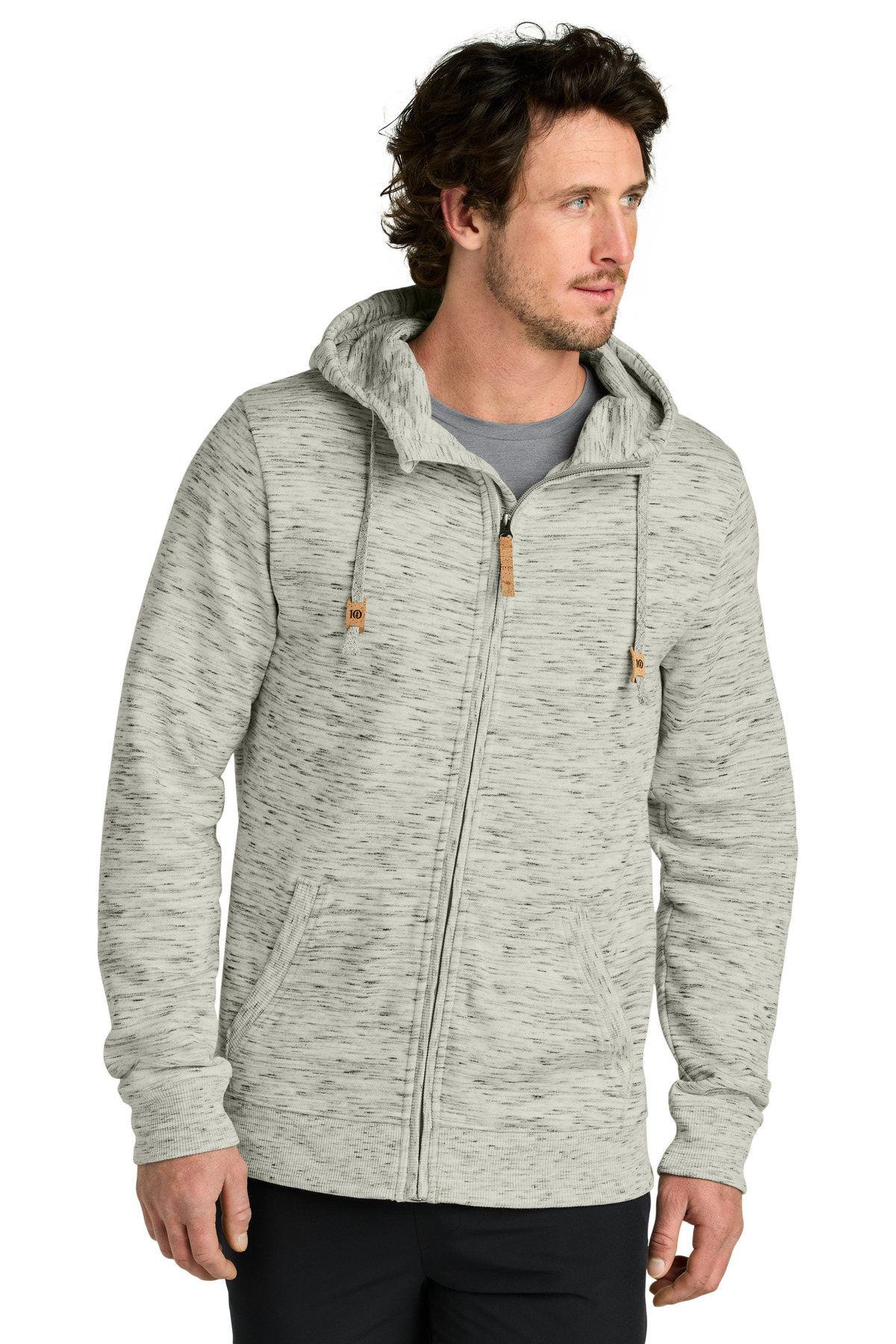 tentree ®  Space Dye Fleece Full-Zip Hoodie
