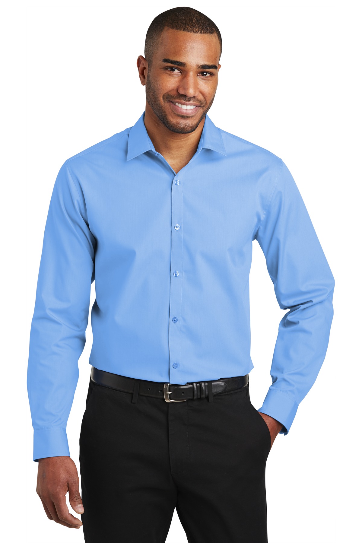 Port Authority  ®  Slim Fit Carefree Poplin Shirt
