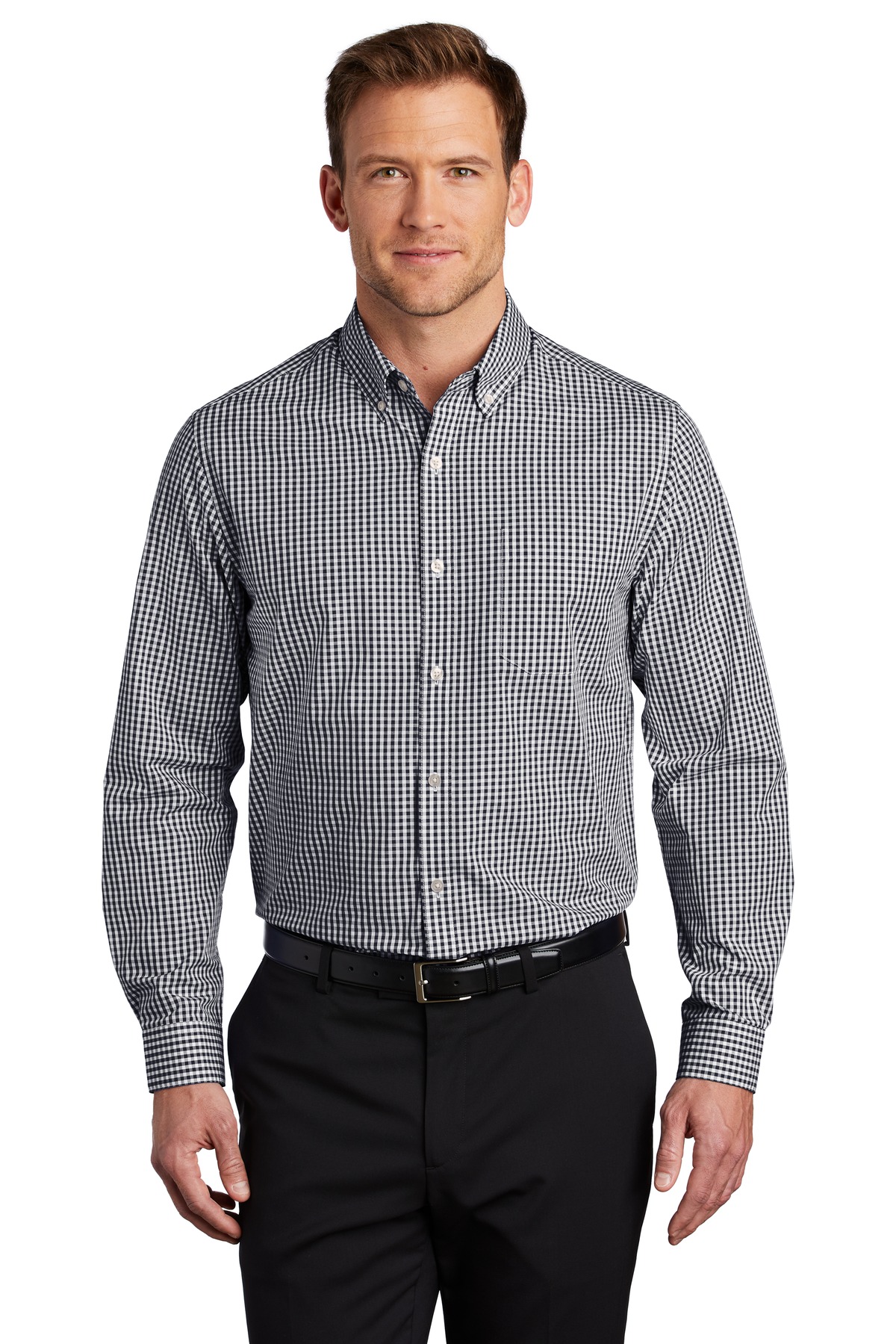 Port Authority  ®  Broadcloth Gingham Easy Care Shirt